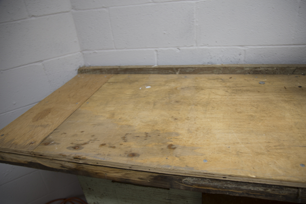 Vintage Wood Workbench