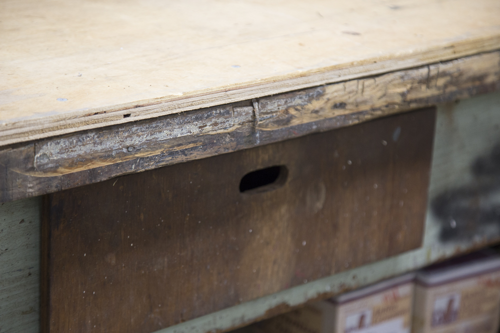 Vintage Wood Workbench