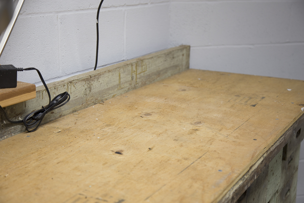 Vintage Wood Workbench