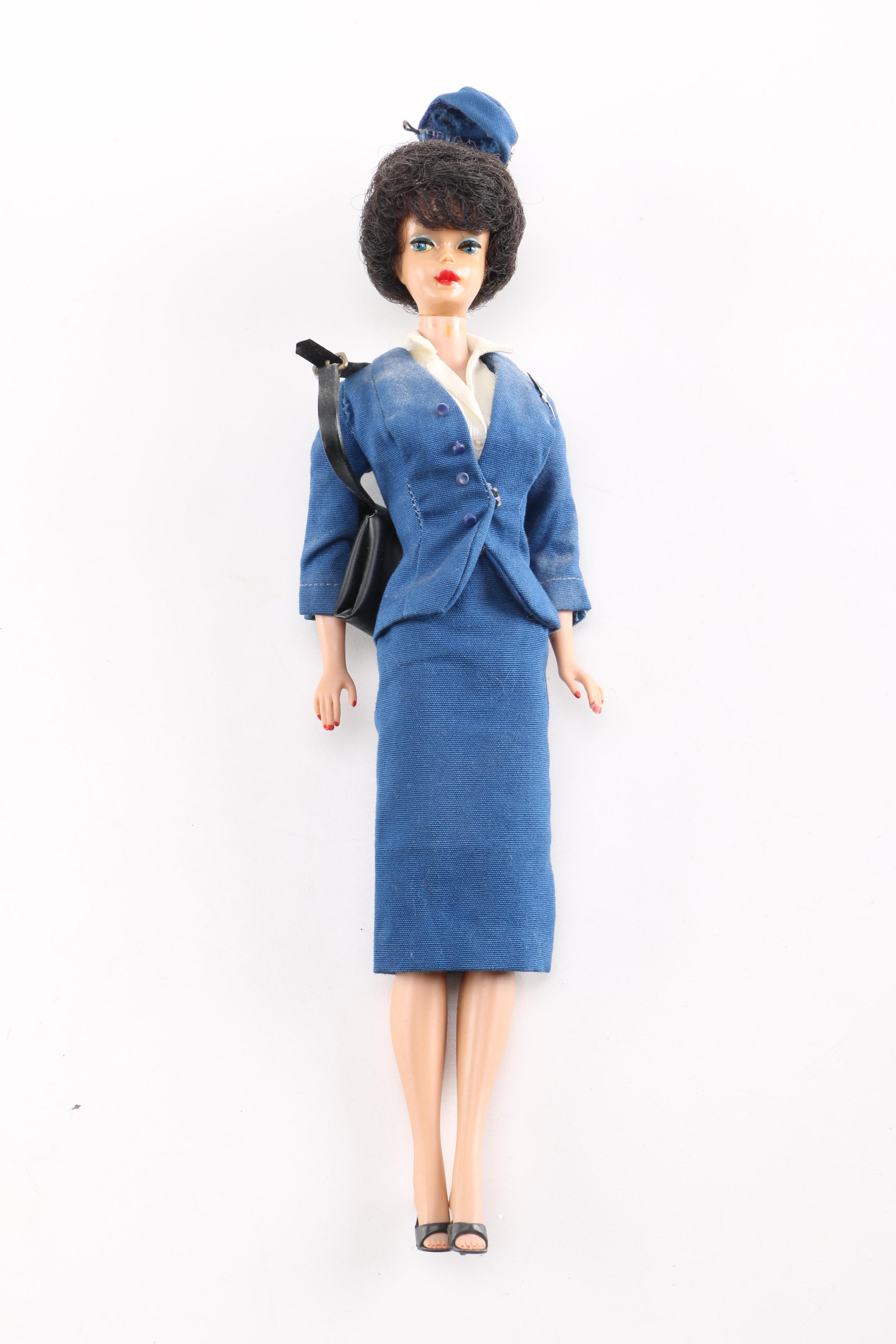American Airlines Theme Vintage Barbie and Ken Dolls
