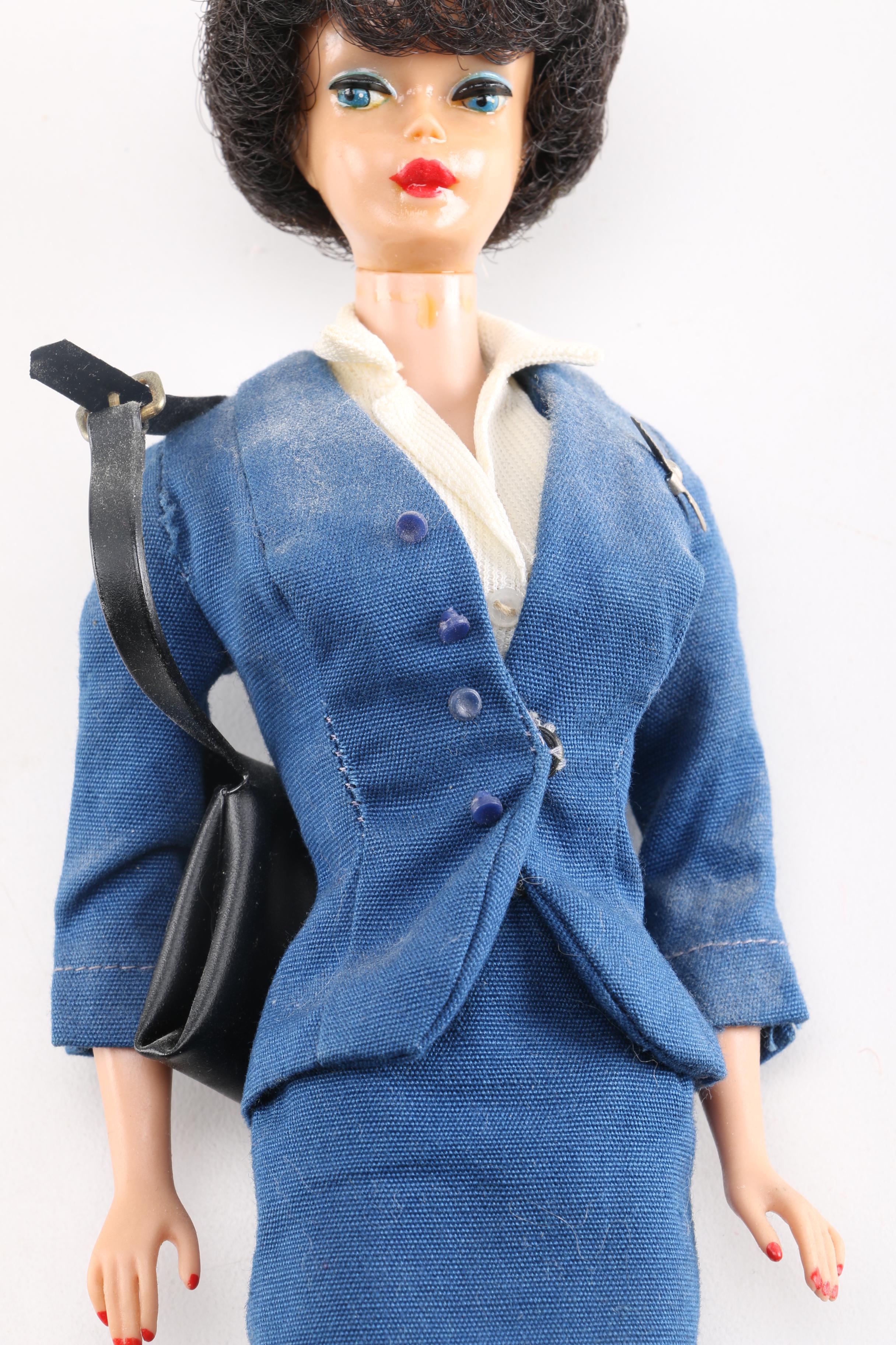 American Airlines Theme Vintage Barbie and Ken Dolls