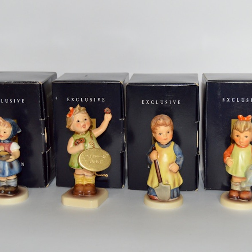 Four Exclusive Edition Signed M. I. Hummels Figurines