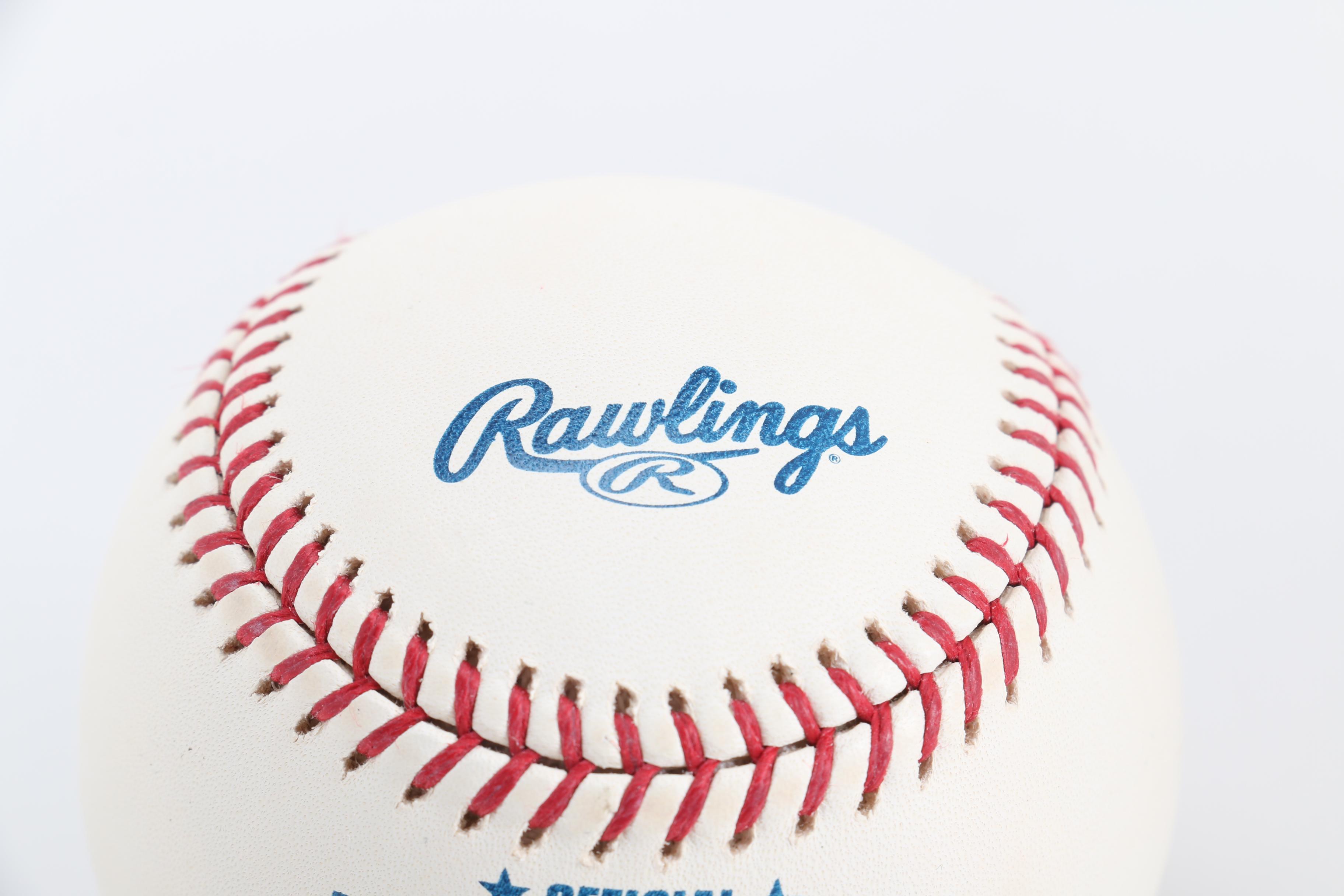 Mike MacDougal Signed Baseball