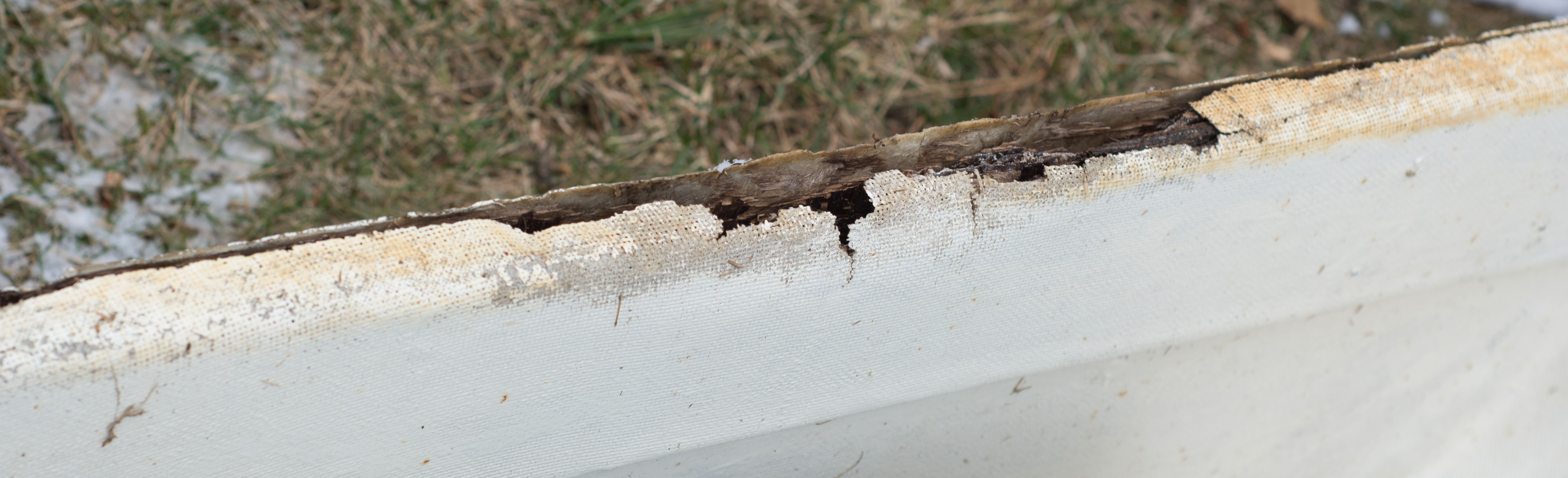 Fiberglass Rowboat and Paddles