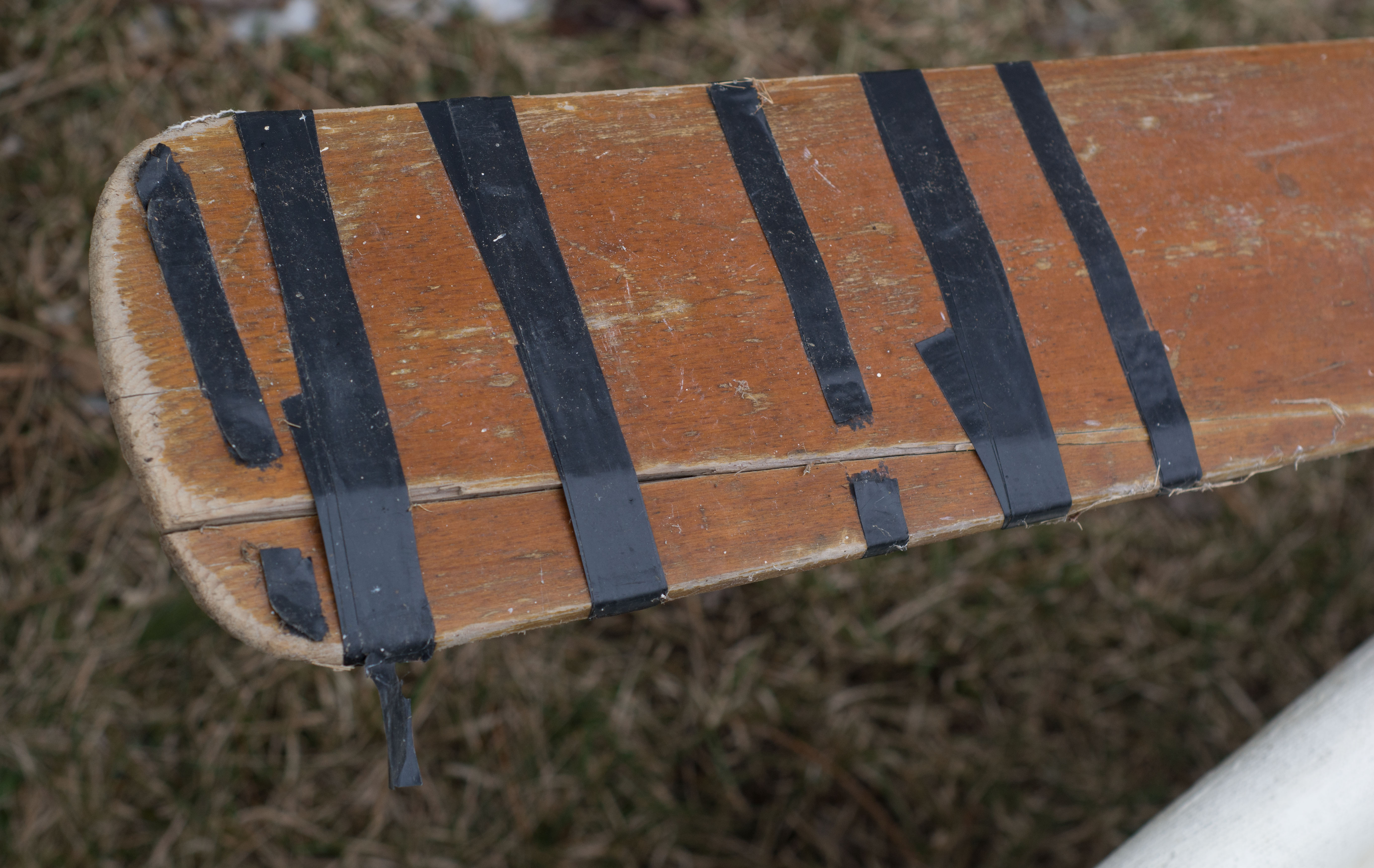 Fiberglass Rowboat and Paddles