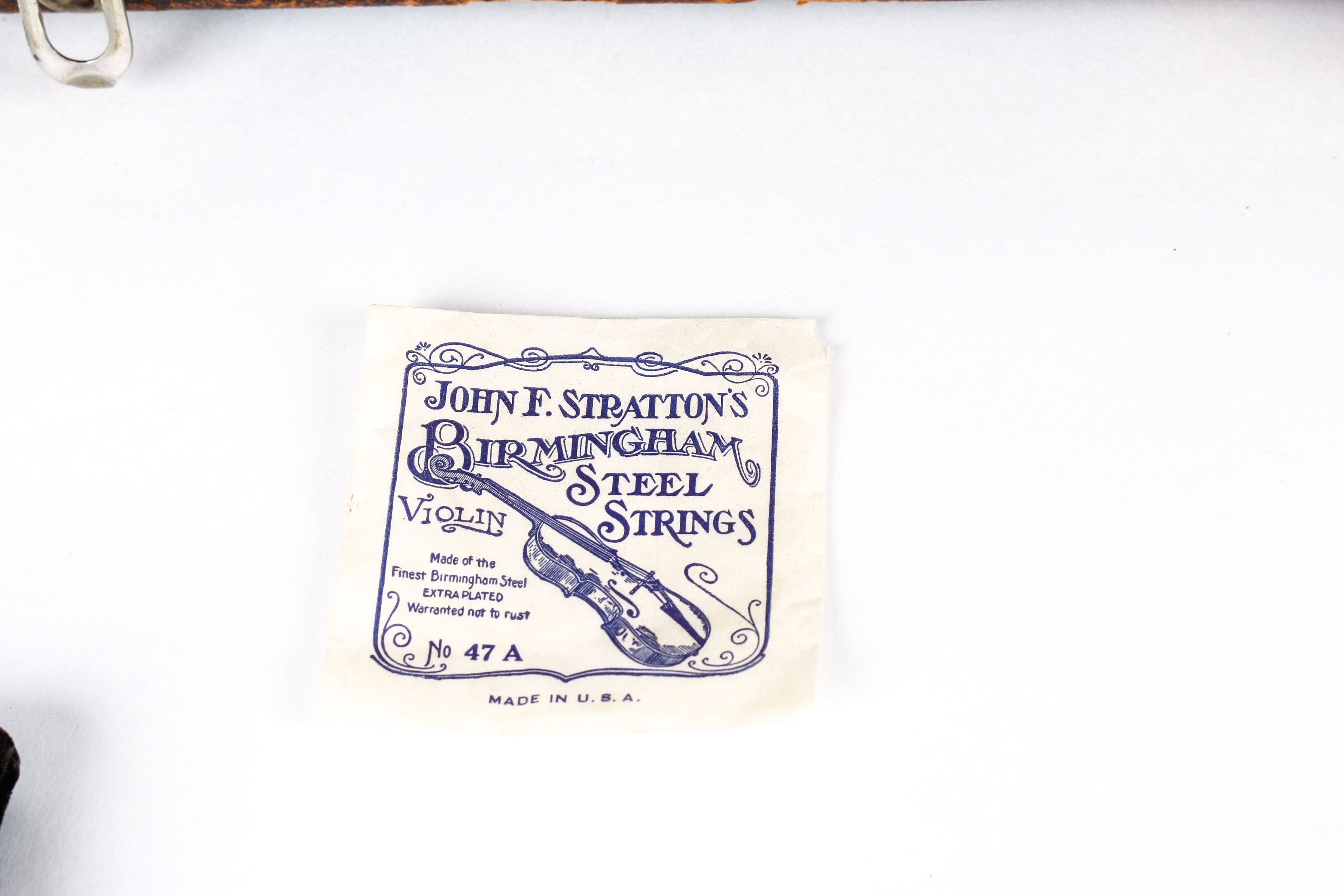 Vintage JW Pepper and Sons Violin, Case and Bow