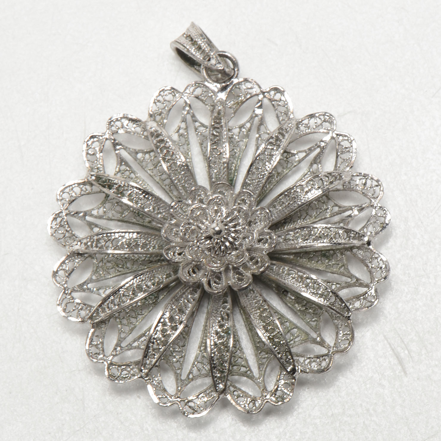 Sterling Jewelry Including Vintage Van Lou Pendant