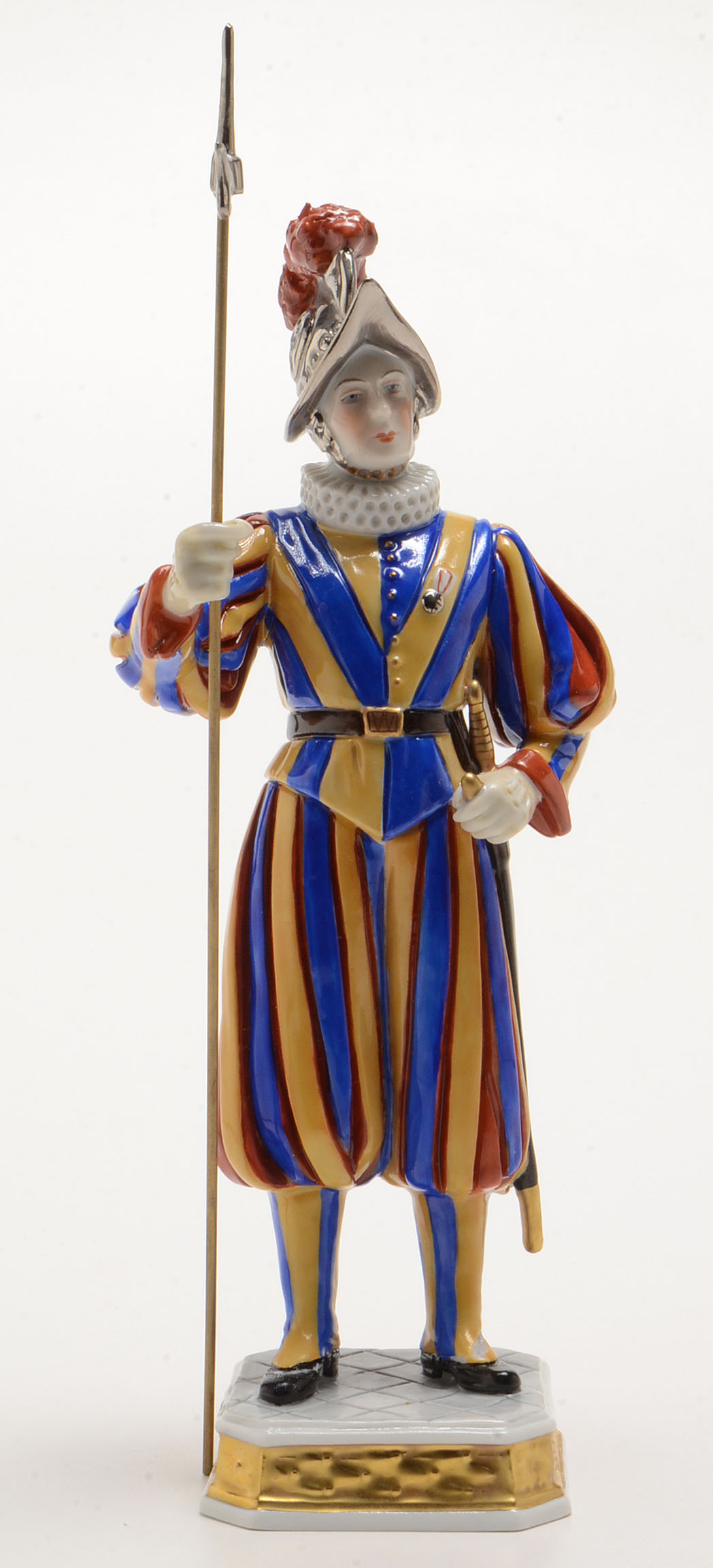 Vatican Swiss Guard Porcelain Figurine