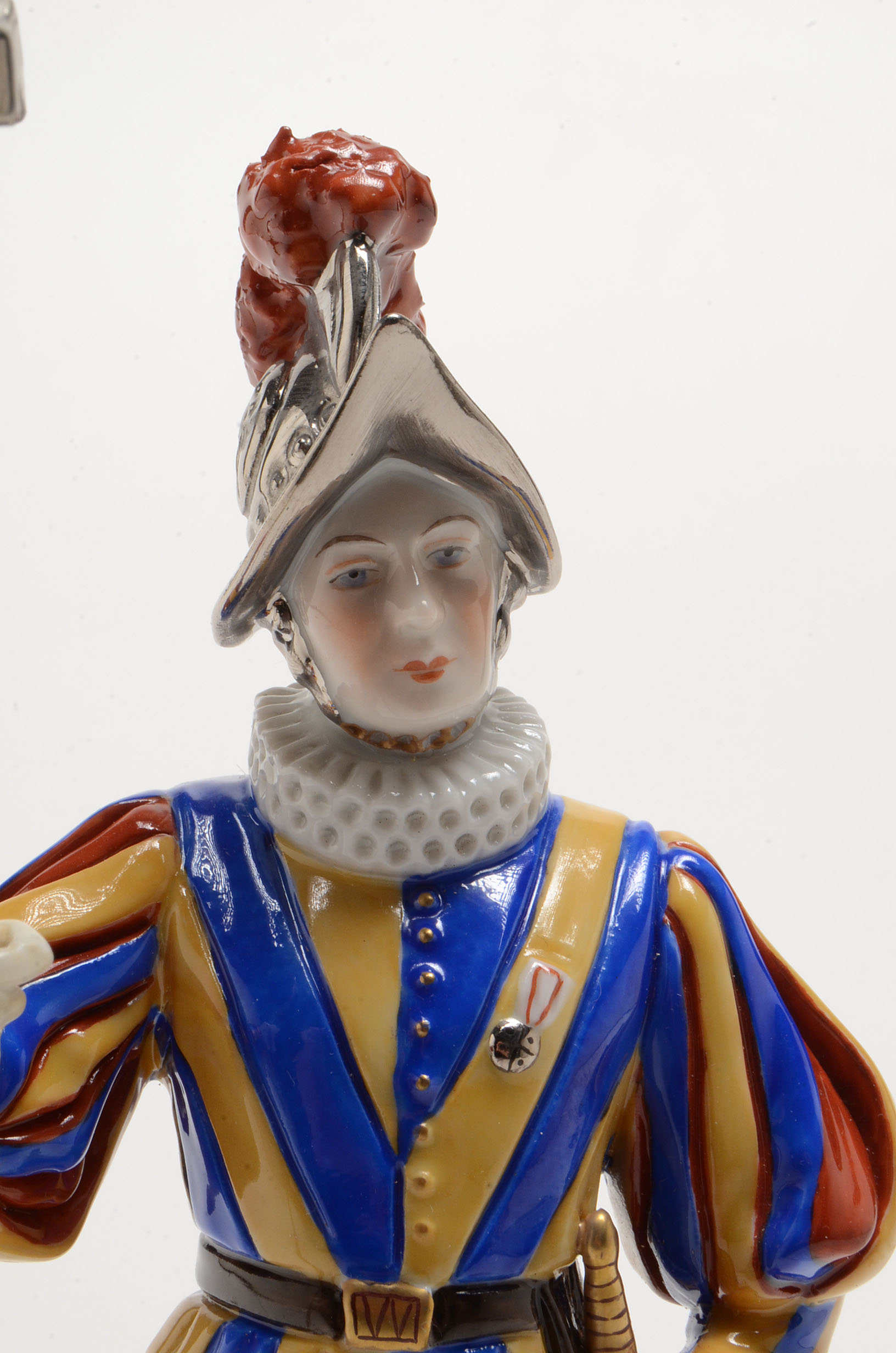 Vatican Swiss Guard Porcelain Figurine