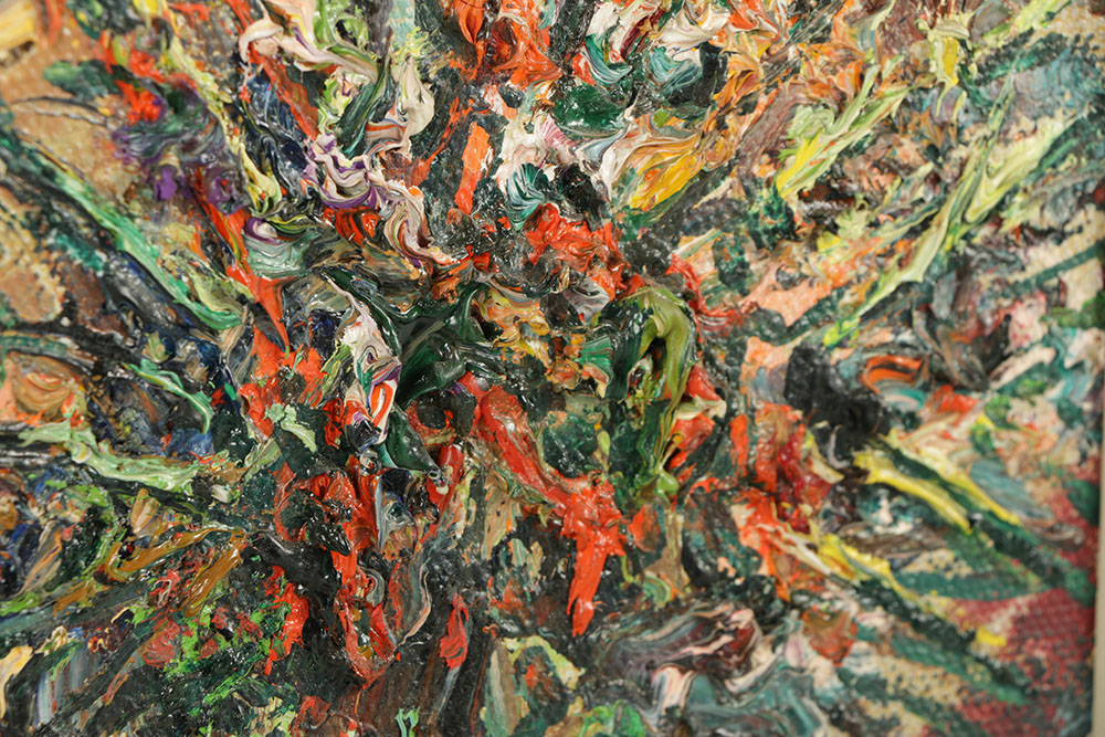 William van Dijk Oil Painting on Canvas "Mercado de Cabo Frio"