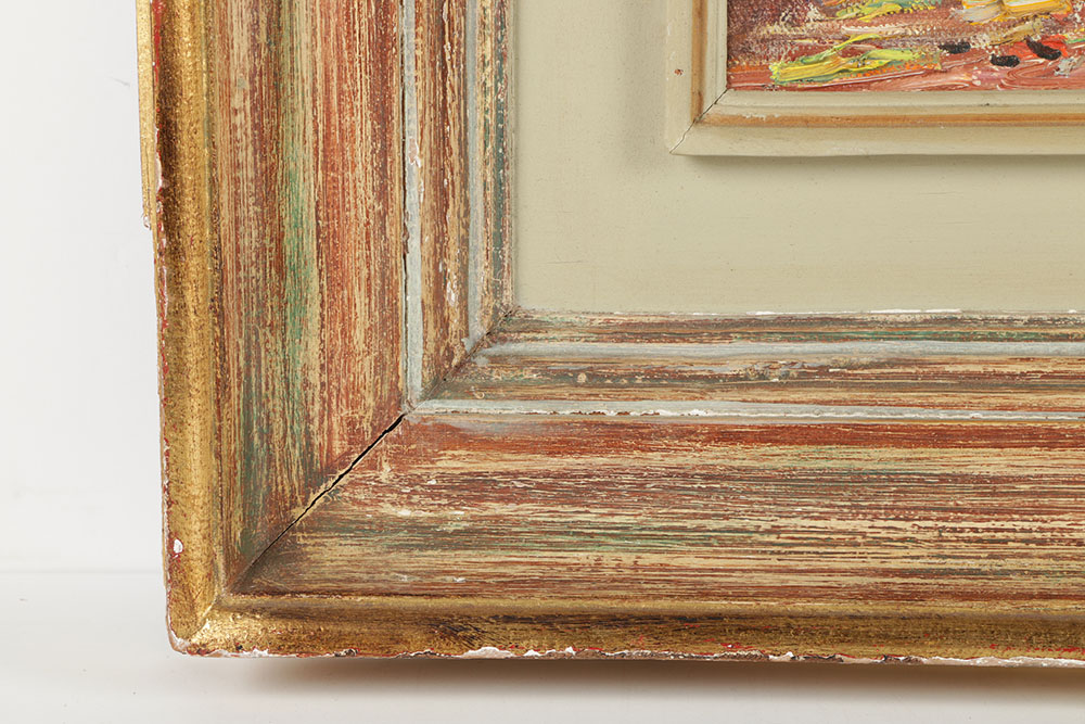 William van Dijk Oil Painting on Canvas "Mercado de Cabo Frio"