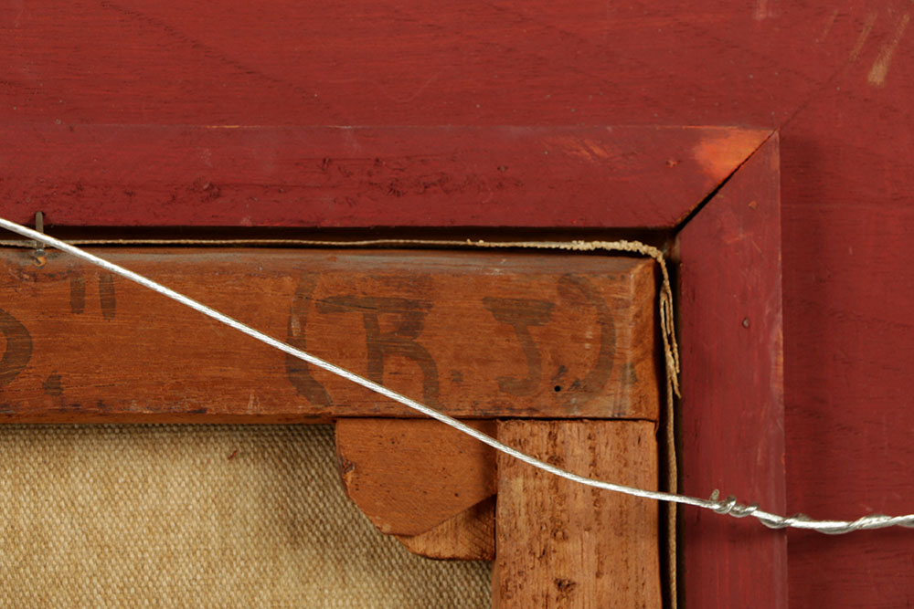 William van Dijk Oil Painting on Canvas "Mercado de Cabo Frio"
