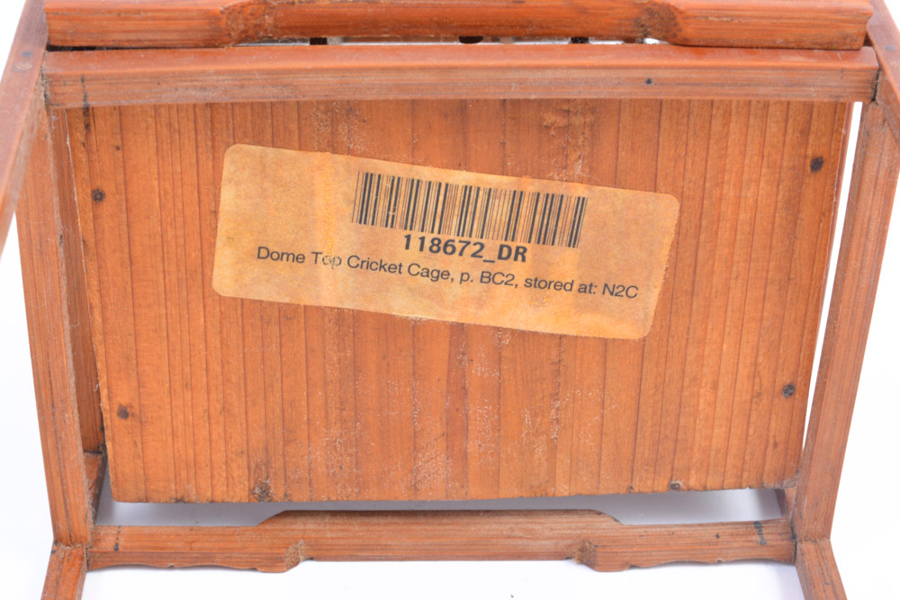 Chinese Wooden Cricket Cage