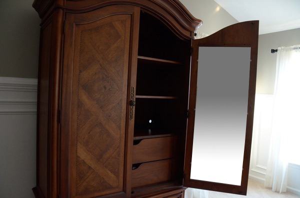 Contemporary Oak Armoire