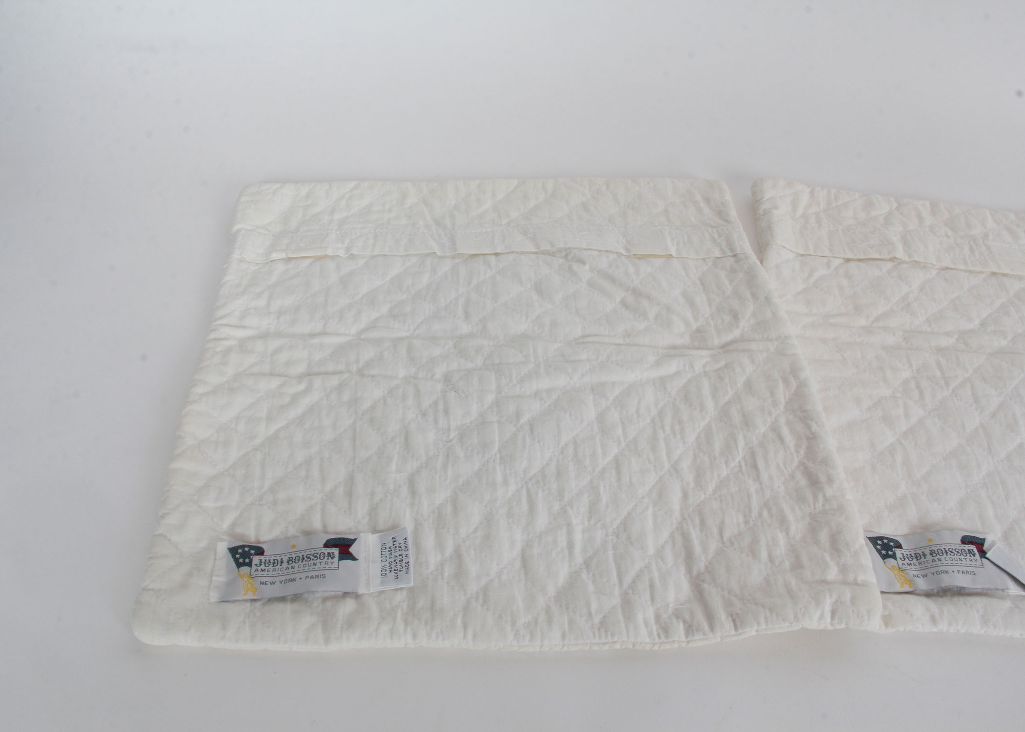 Pair of Hand Stitched Judi Boisson Disney Pillow Shams