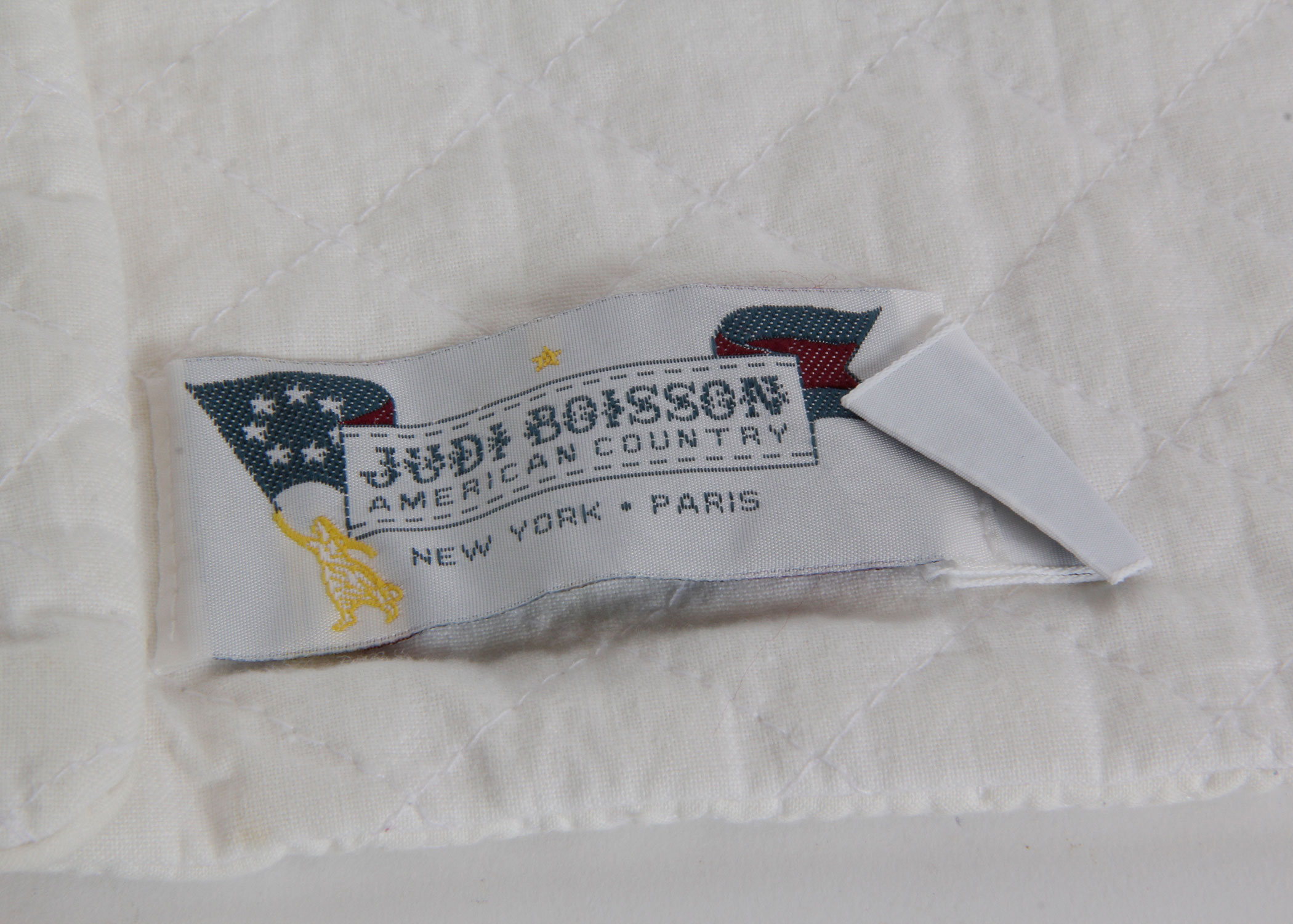 Pair of Hand Stitched Judi Boisson Disney Pillow Shams