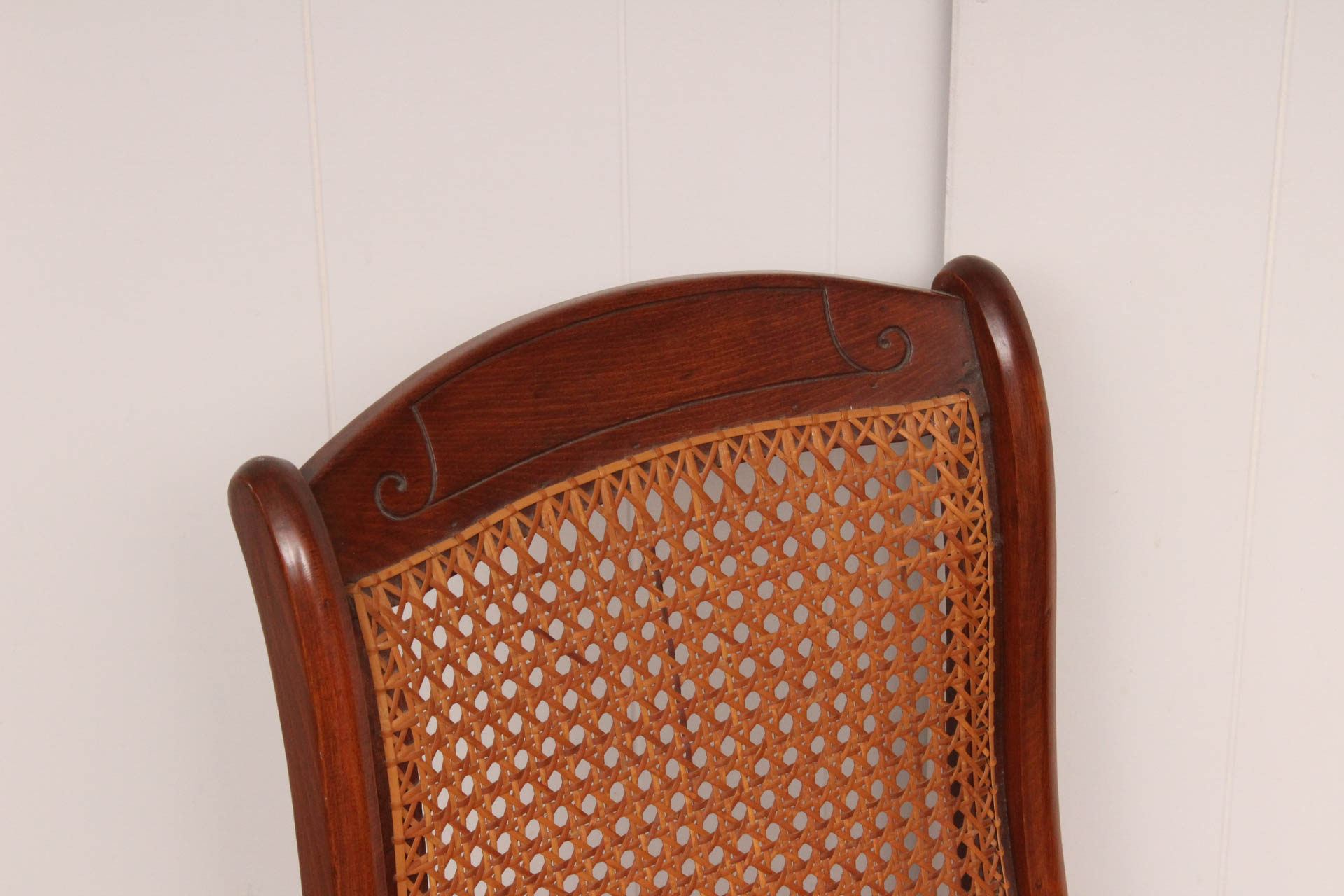 Vintage Caned Rocking Chair
