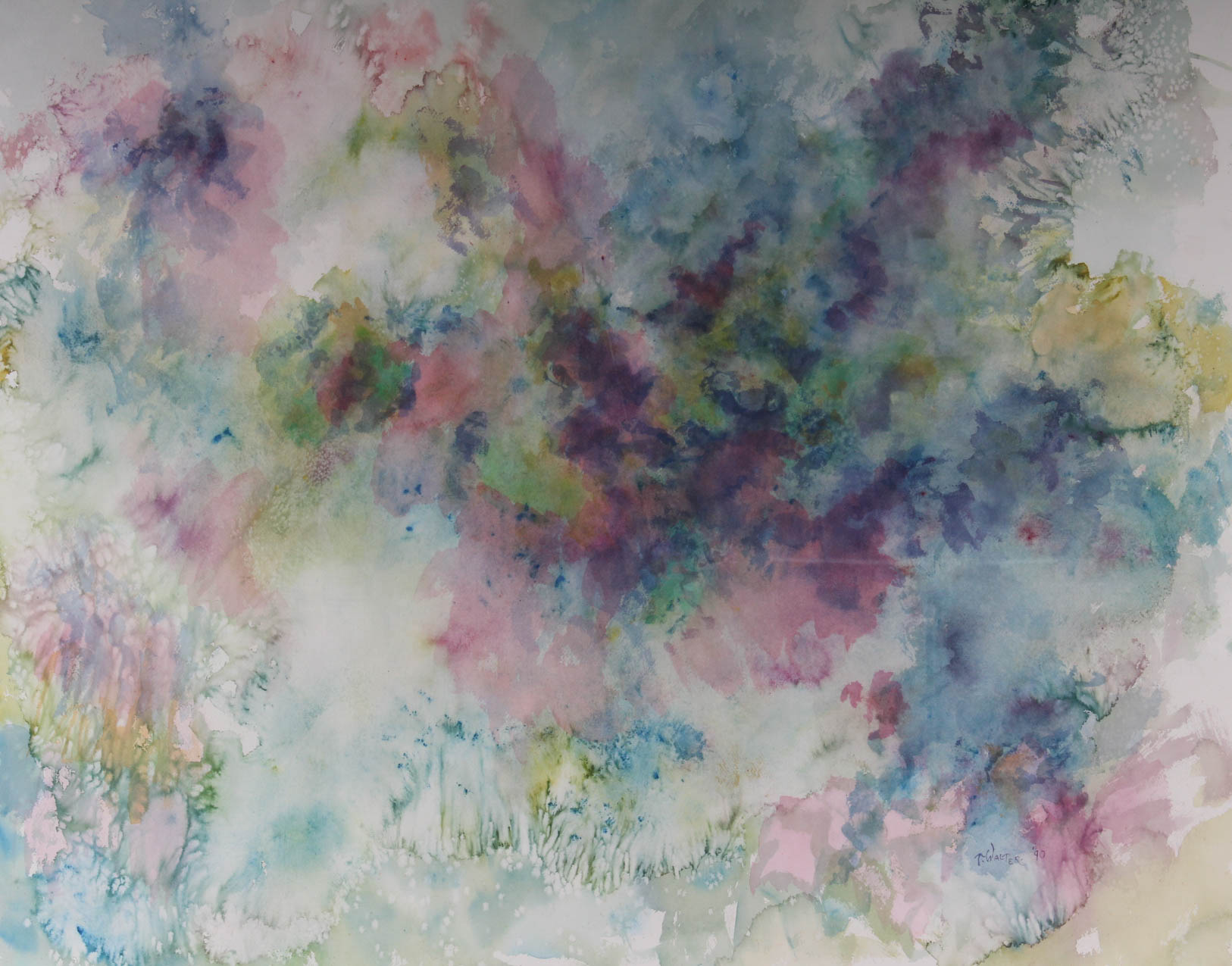 Original Thelma Walter Watercolor "Spiritual Essence"