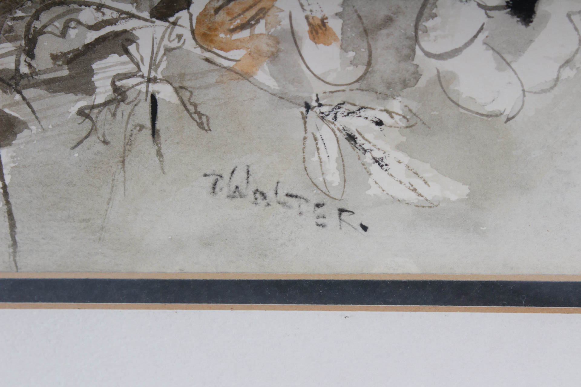 Original Thelma Walter Watercolor Painting