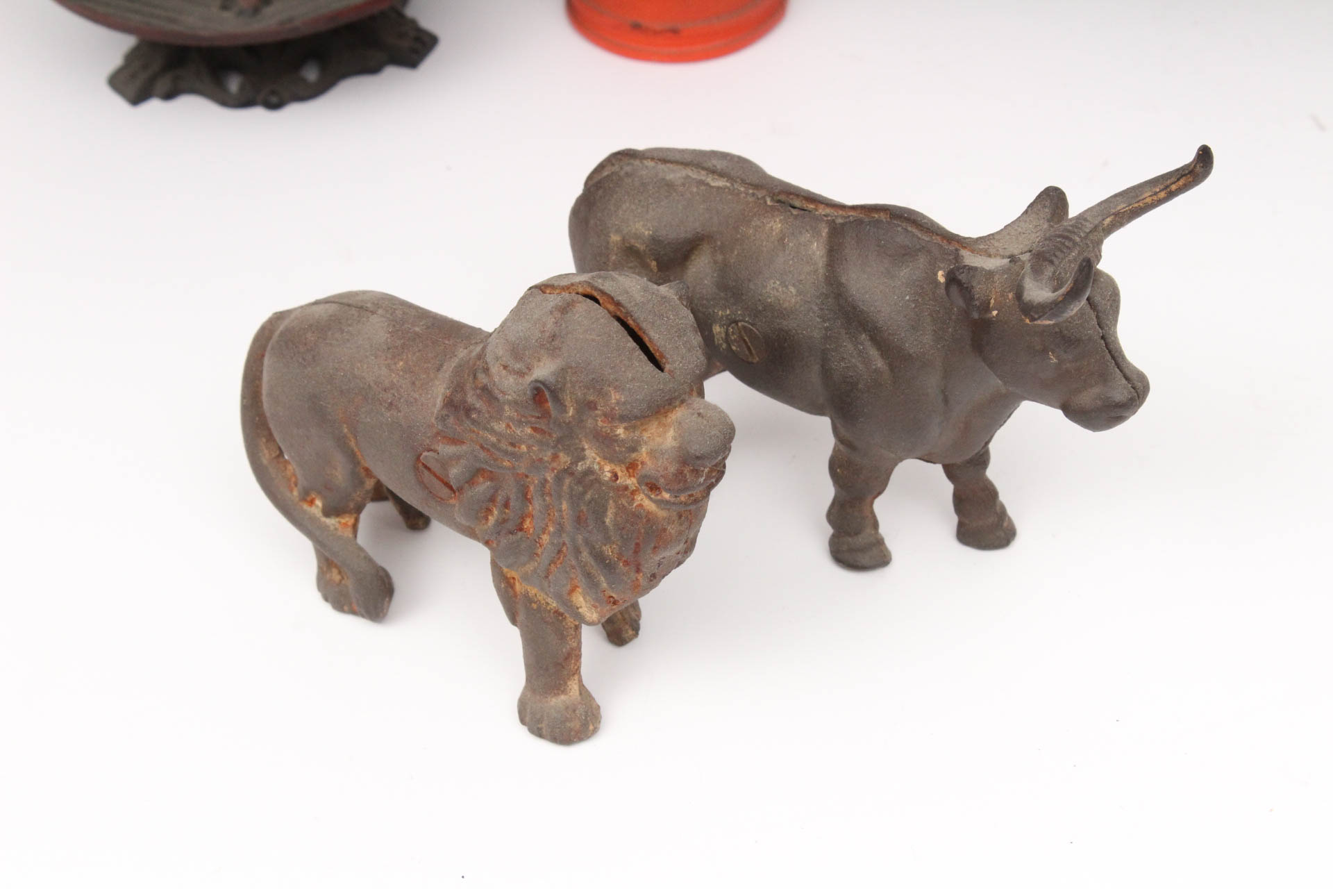 Collection of Vintage Cast Iron Still Banks