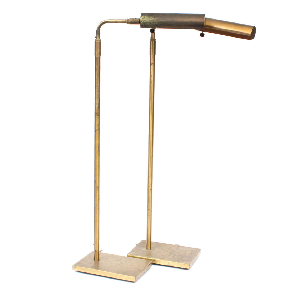 Mid Century Koch and Lowy Brass Lamps