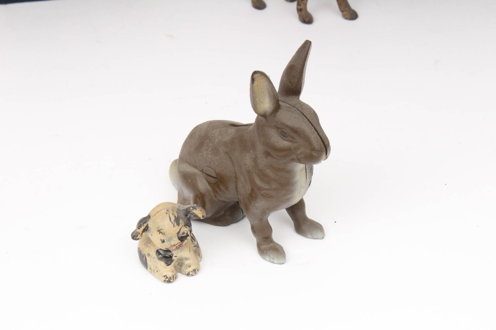 Collection of Vintage Cast Iron Still Banks