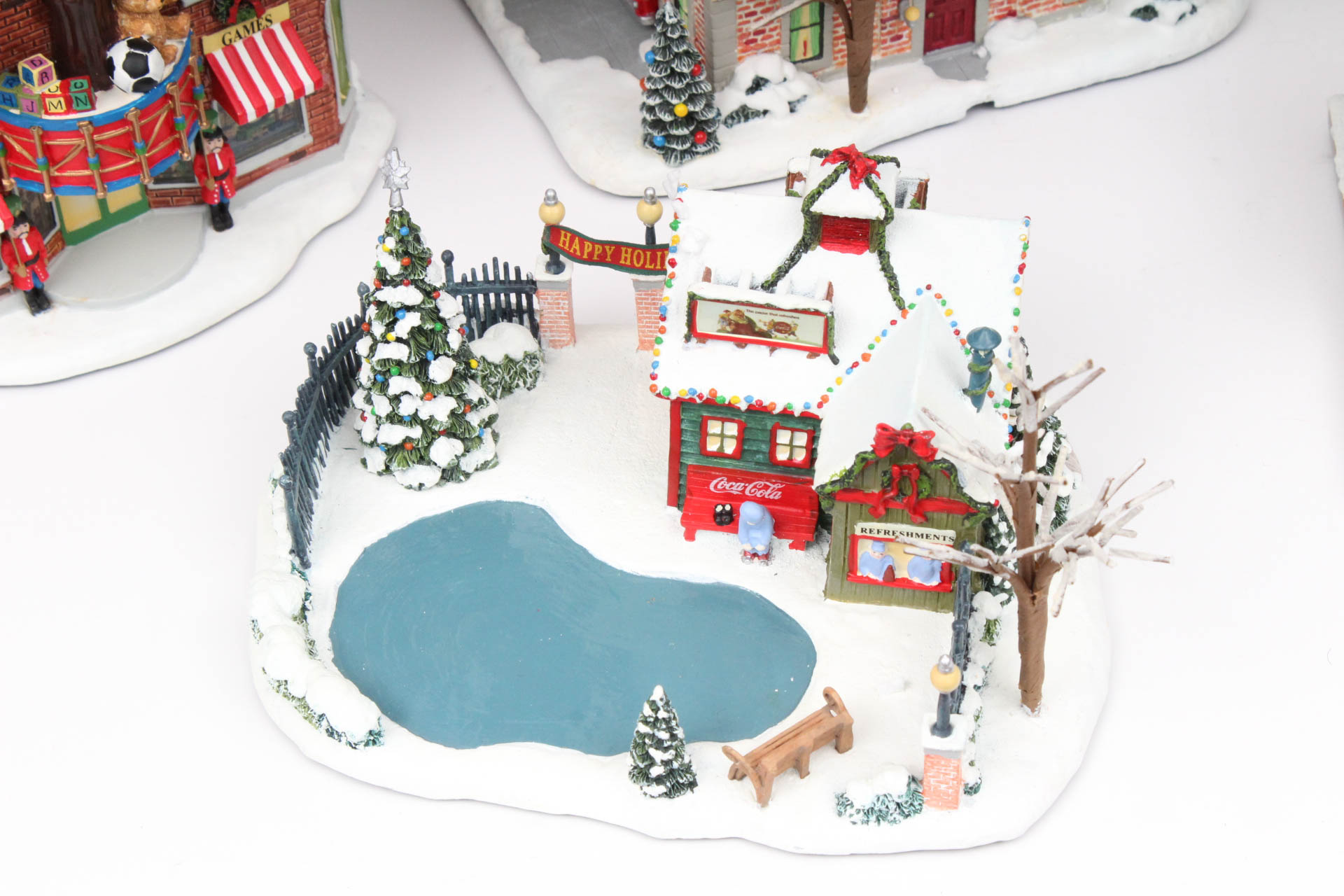 "Coca-Cola" Series Hawthorne Village Set