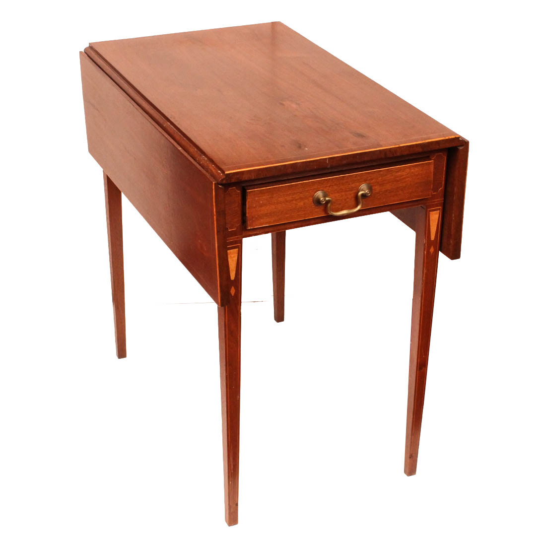 Vintage Mahogany Drop Leaf Side Table