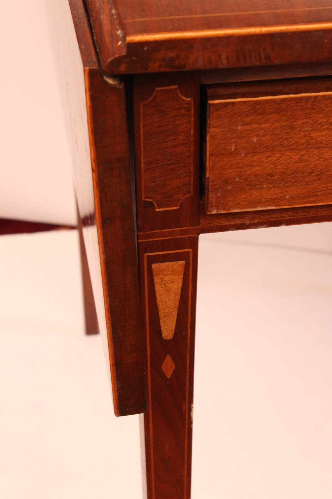 Vintage Mahogany Drop Leaf Side Table