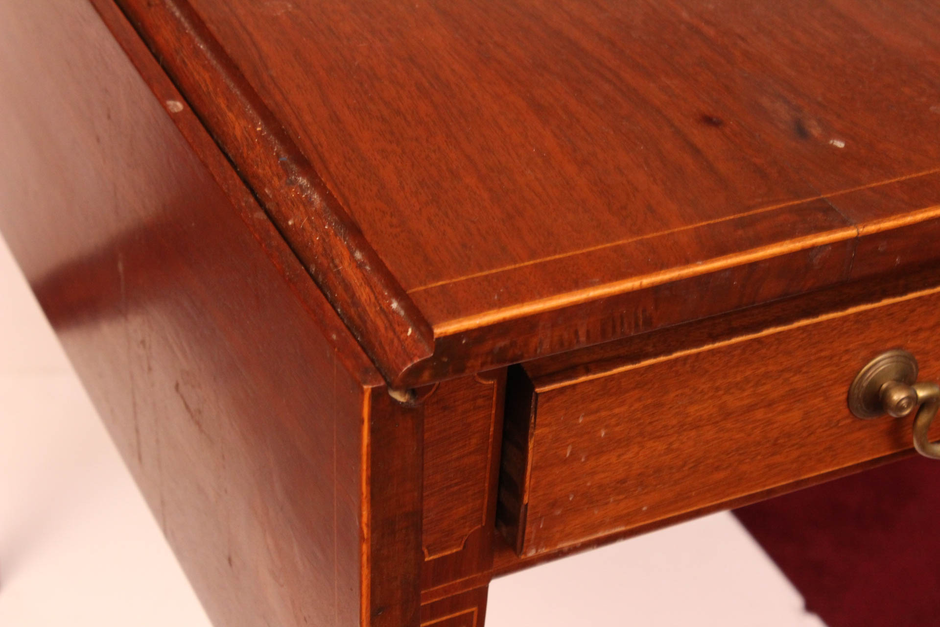 Vintage Mahogany Drop Leaf Side Table