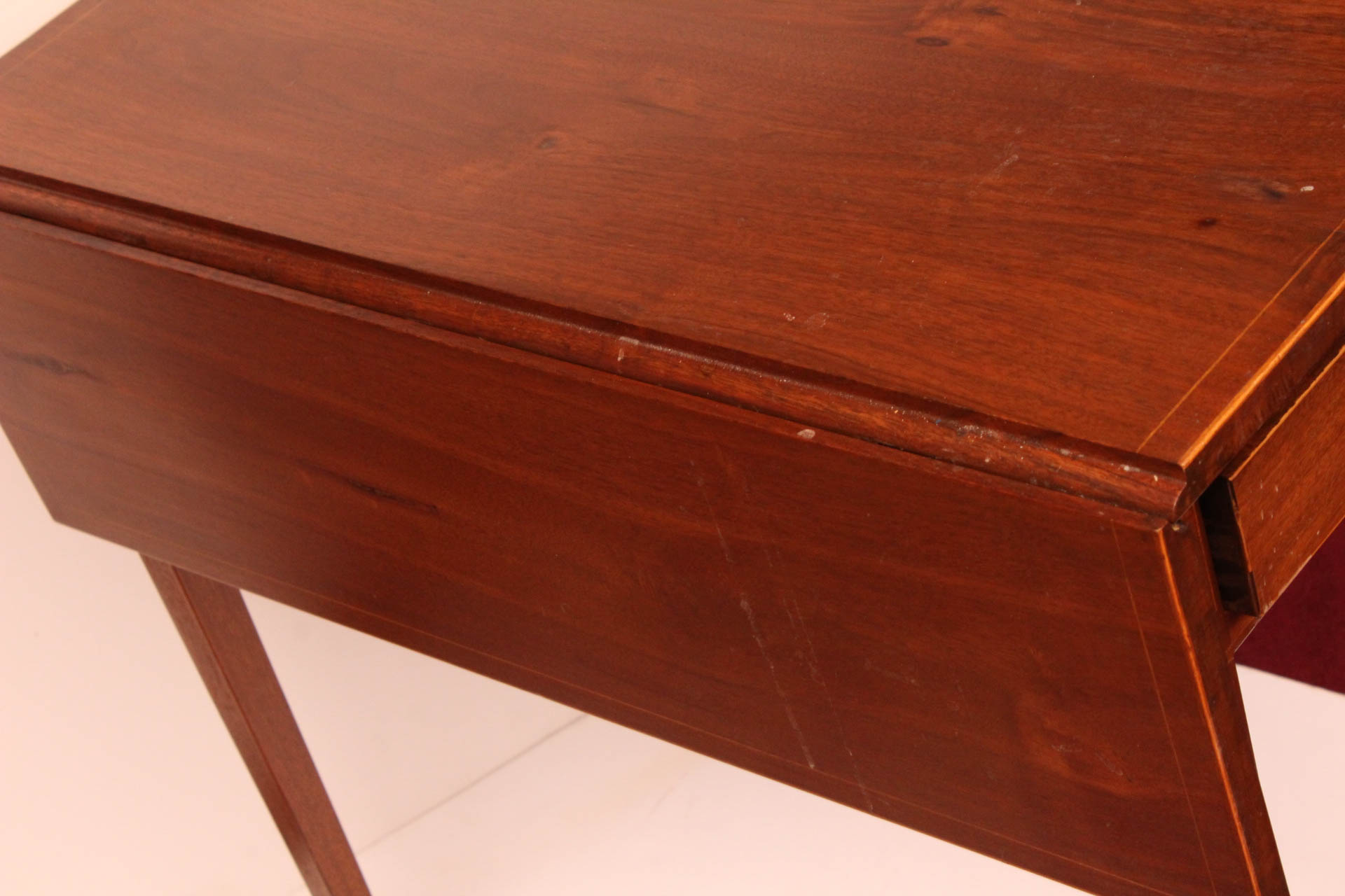 Vintage Mahogany Drop Leaf Side Table