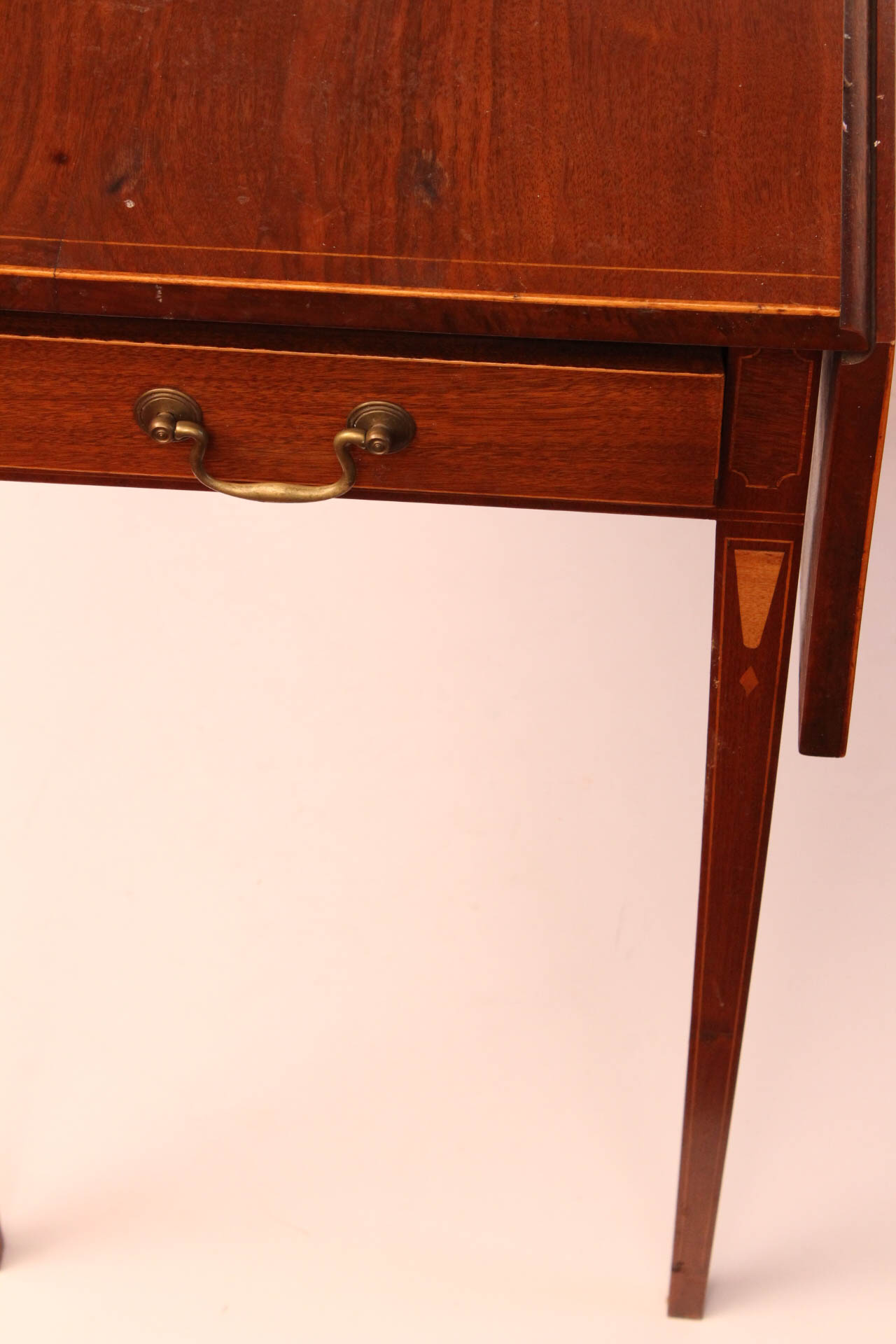 Vintage Mahogany Drop Leaf Side Table