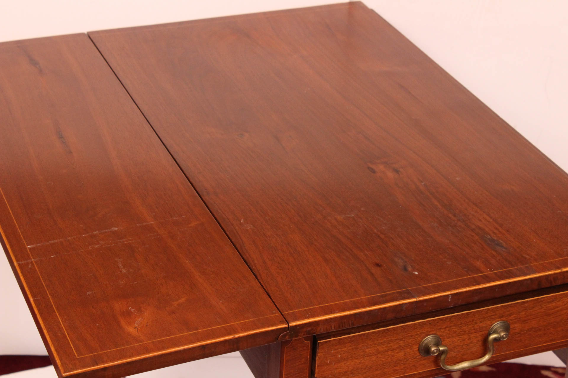 Vintage Mahogany Drop Leaf Side Table