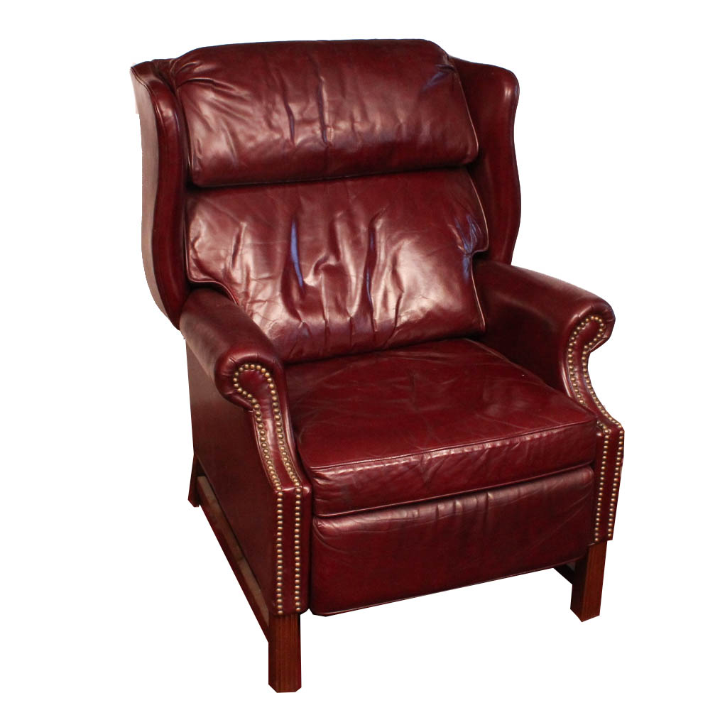 Leather Wingback Recliner