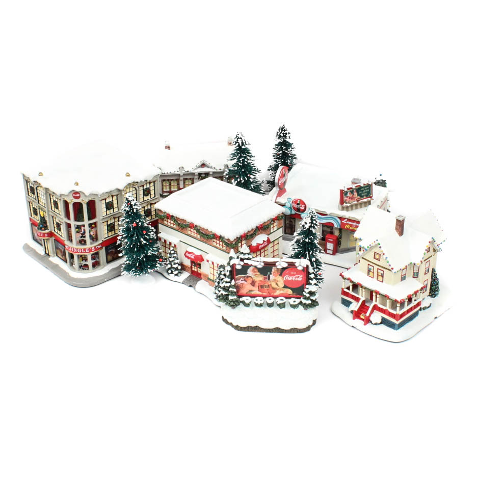 "Coca-Cola" Series Hawthorne Village Set