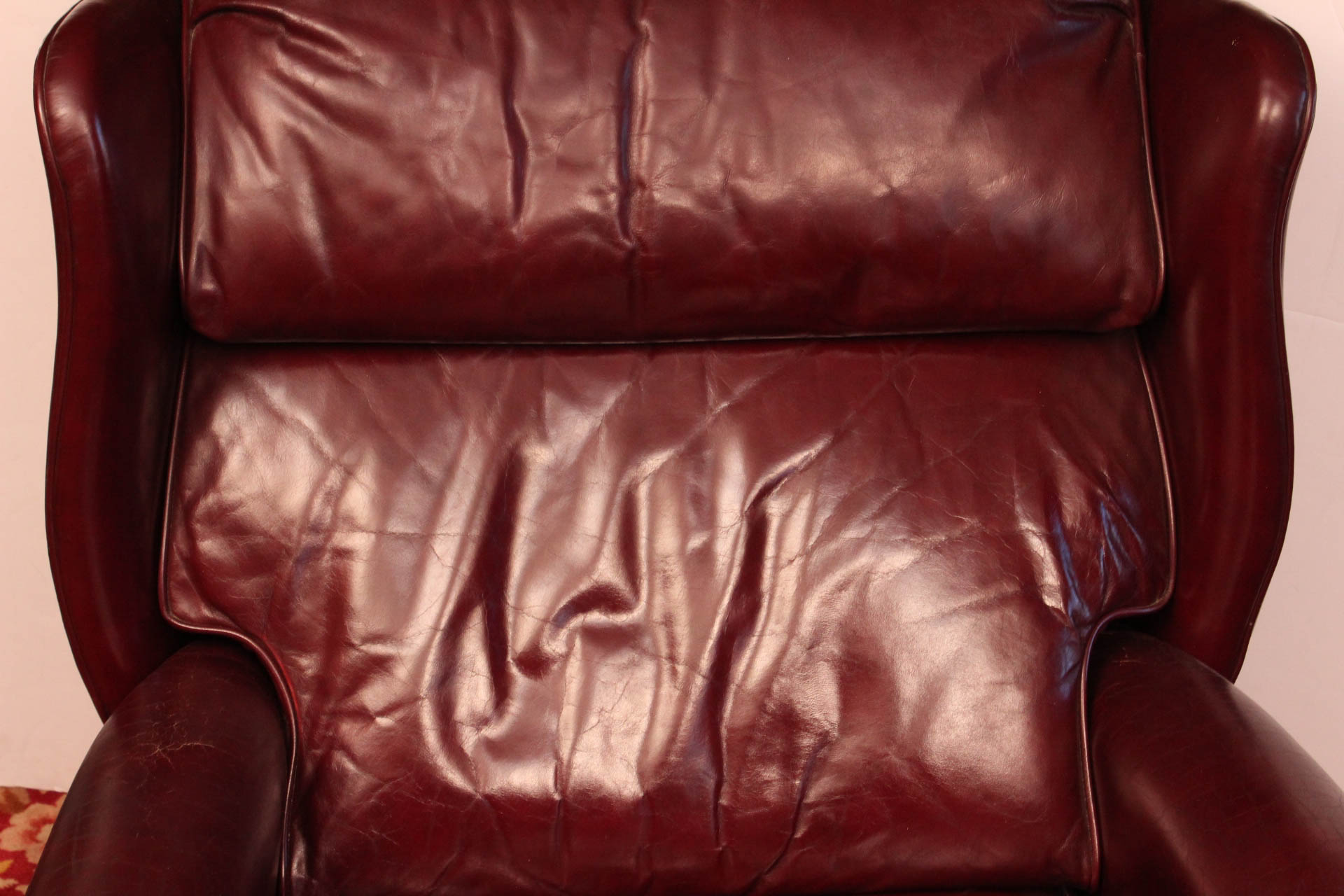 Leather Wingback Recliner