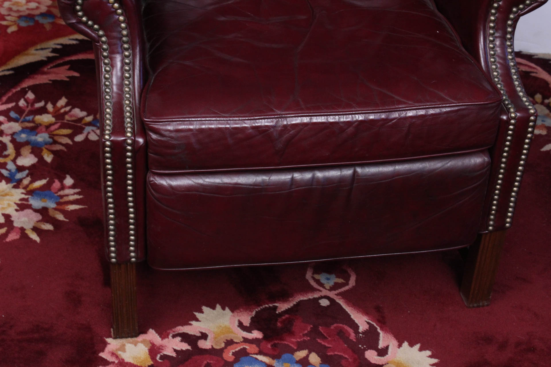 Leather Wingback Recliner