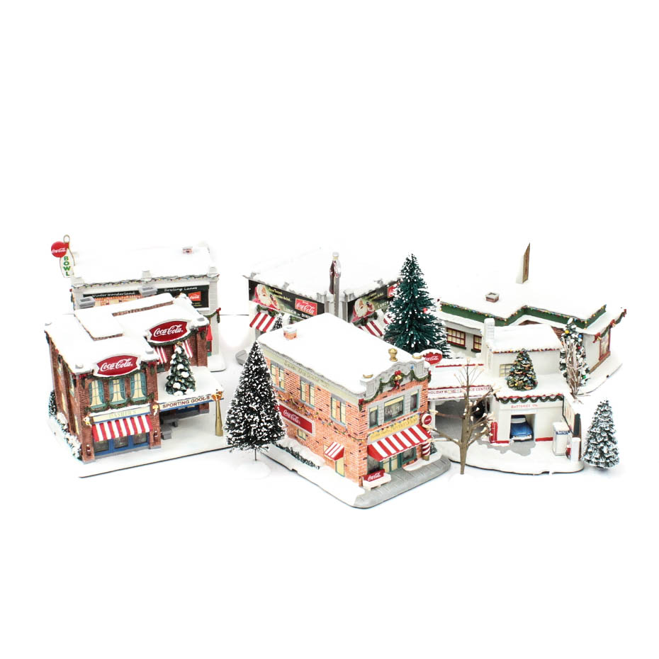 "Coca-Cola" Series Hawthorne Village Set