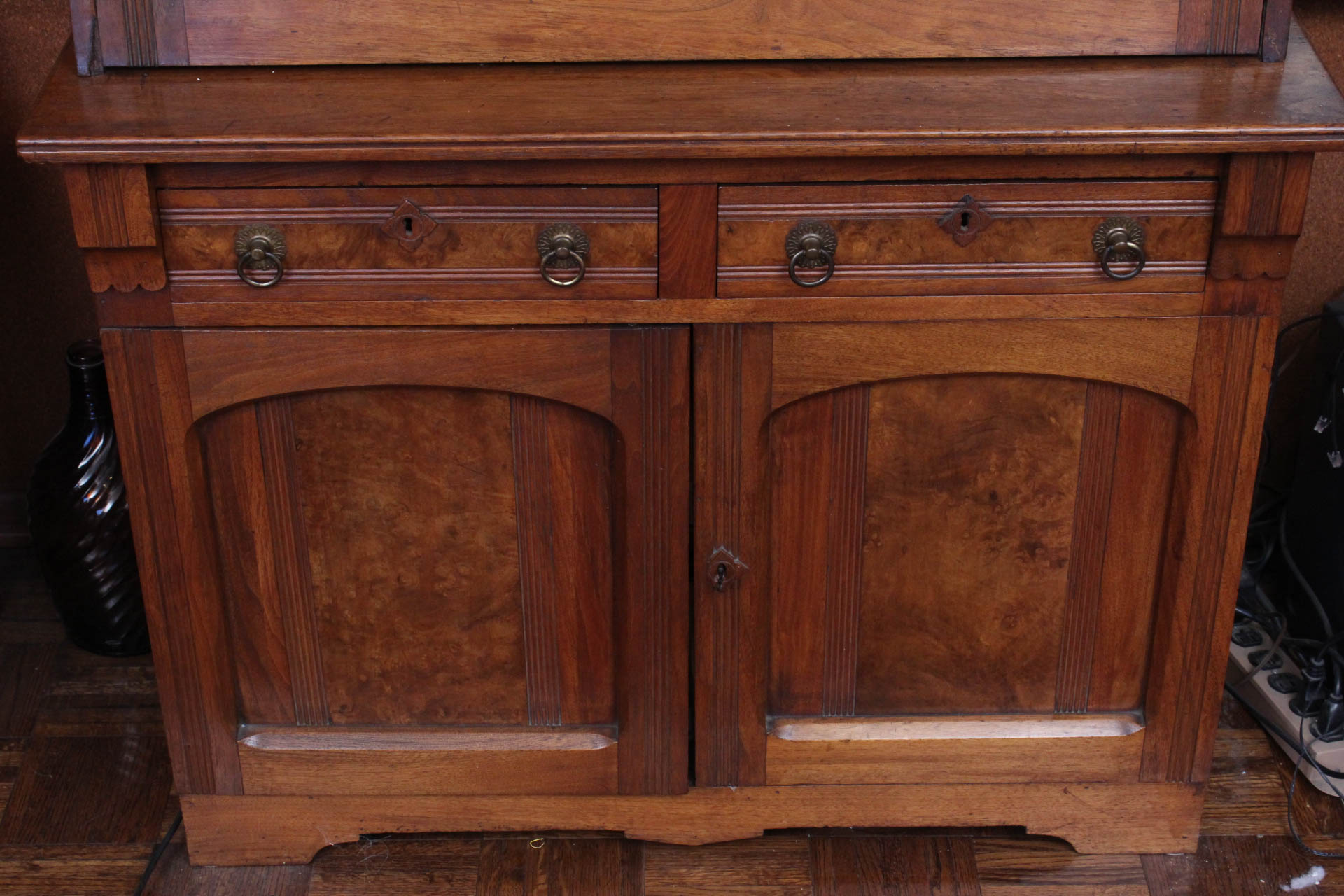 Antique Eastlake Drop Front Secretary