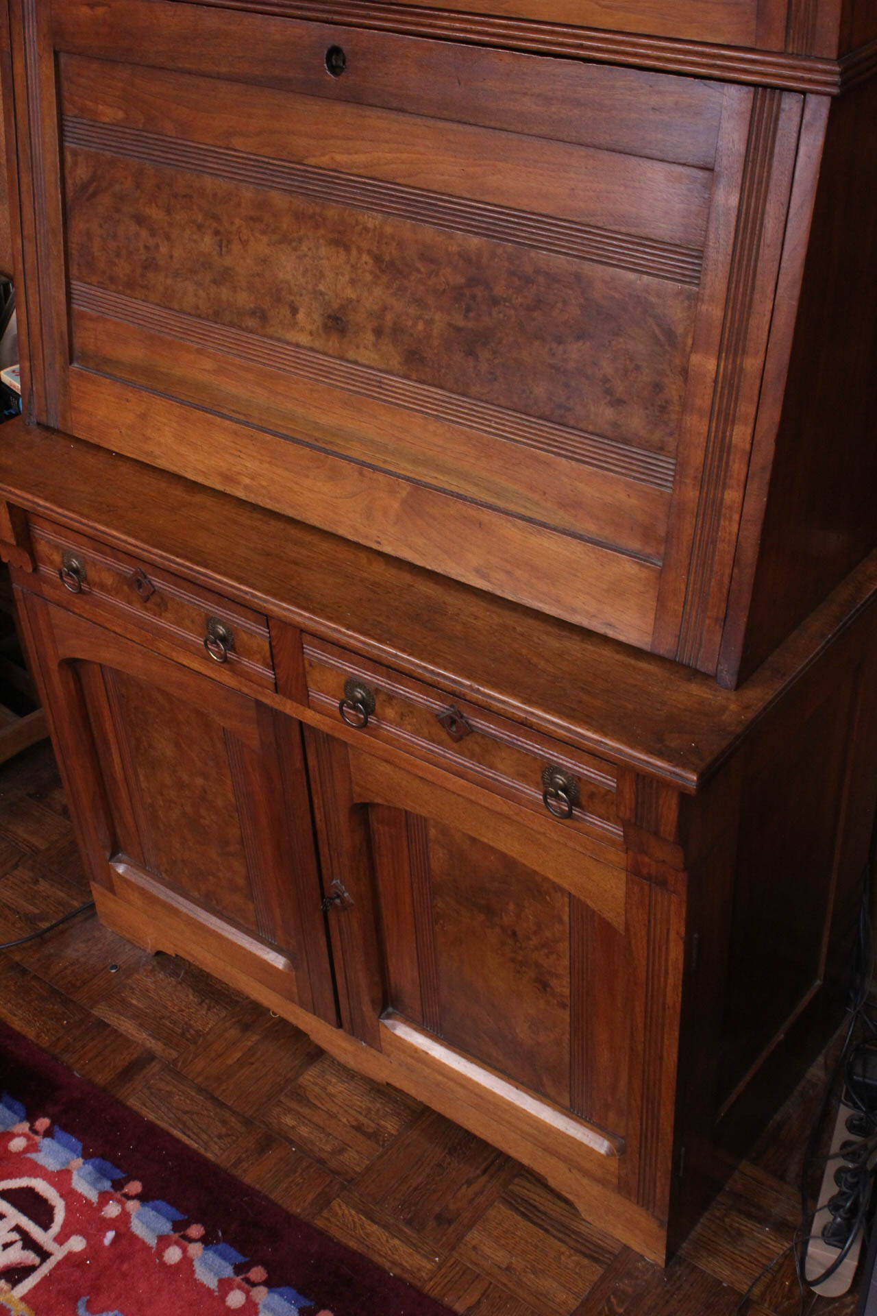 Antique Eastlake Drop Front Secretary
