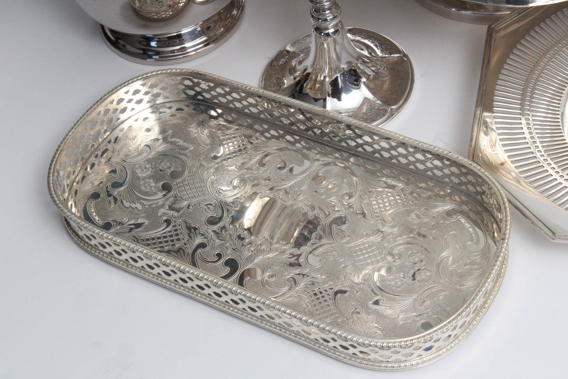 Generous Vintage Silver Plate Tableware Collection
