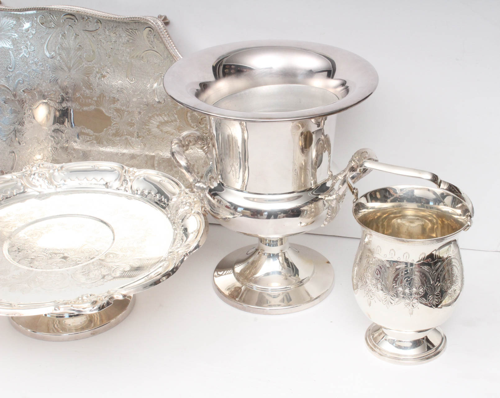 Generous Vintage Silver Plate Tableware Collection