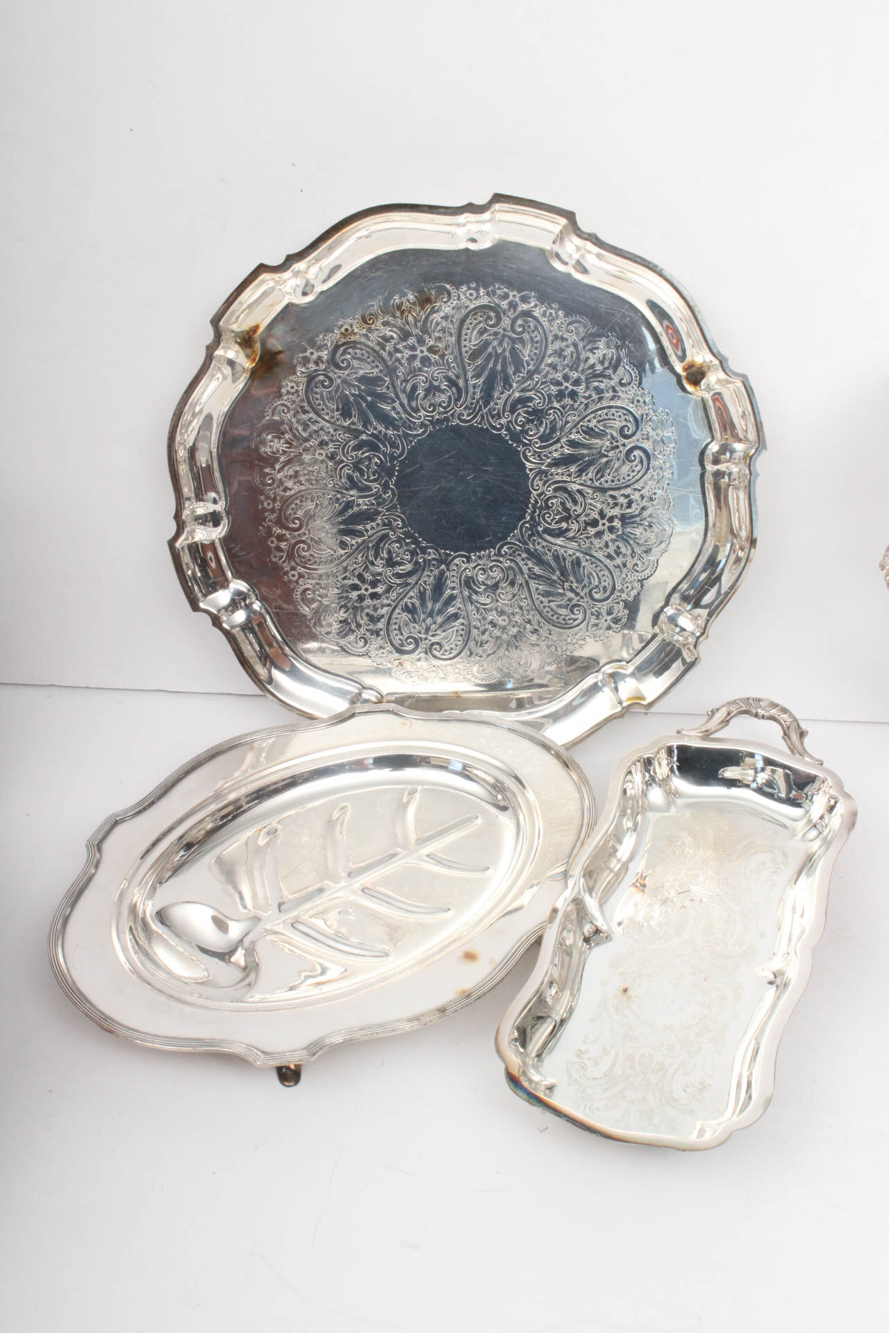 Generous Vintage Silver Plate Tableware Collection
