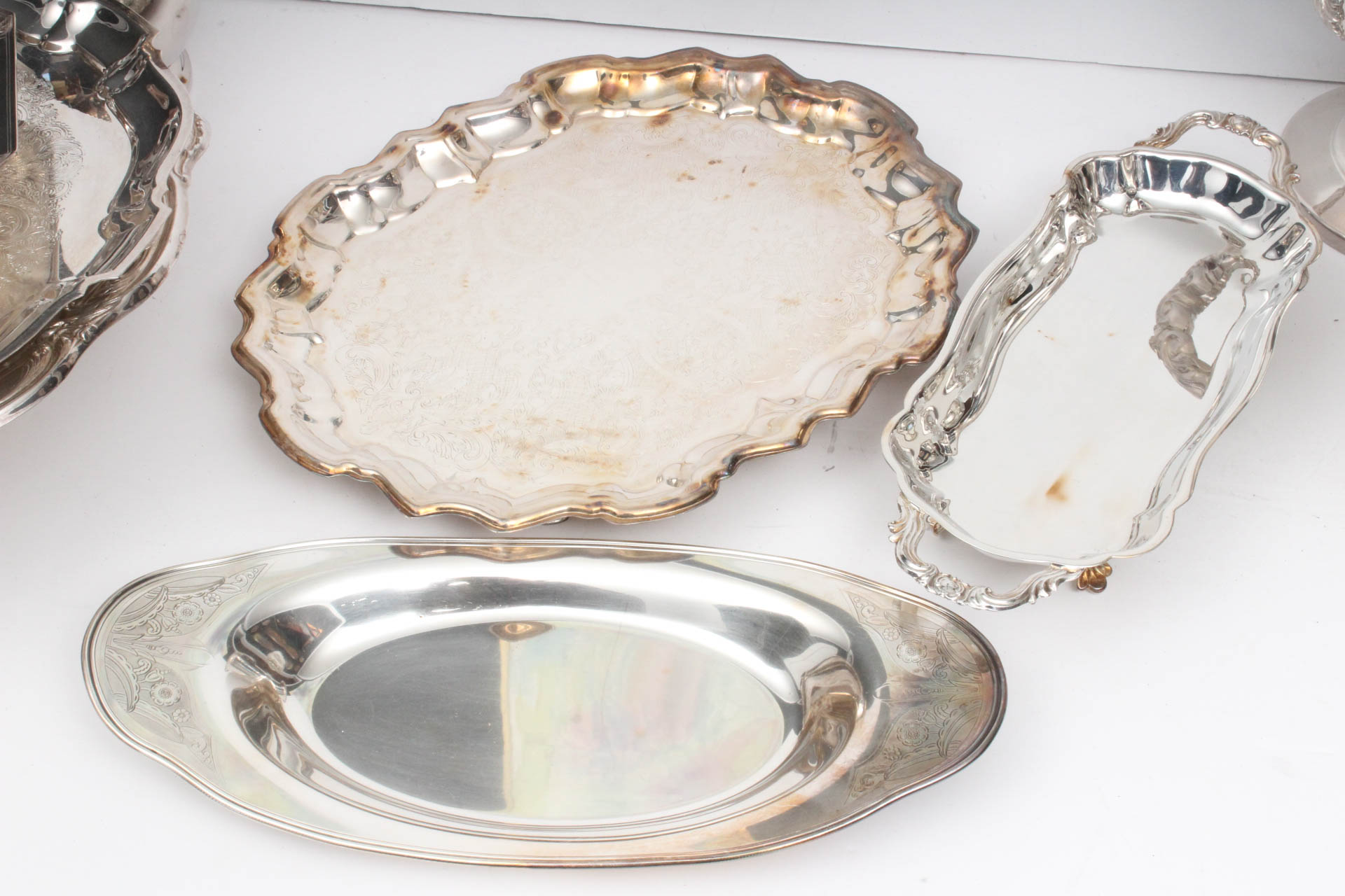Generous Vintage Silver Plate Tableware Collection