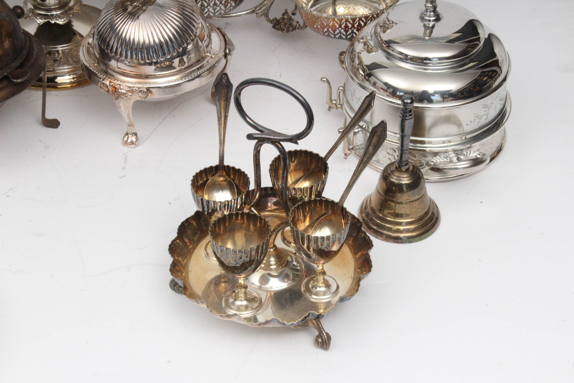 Generous Vintage Silver Plate Tableware Collection