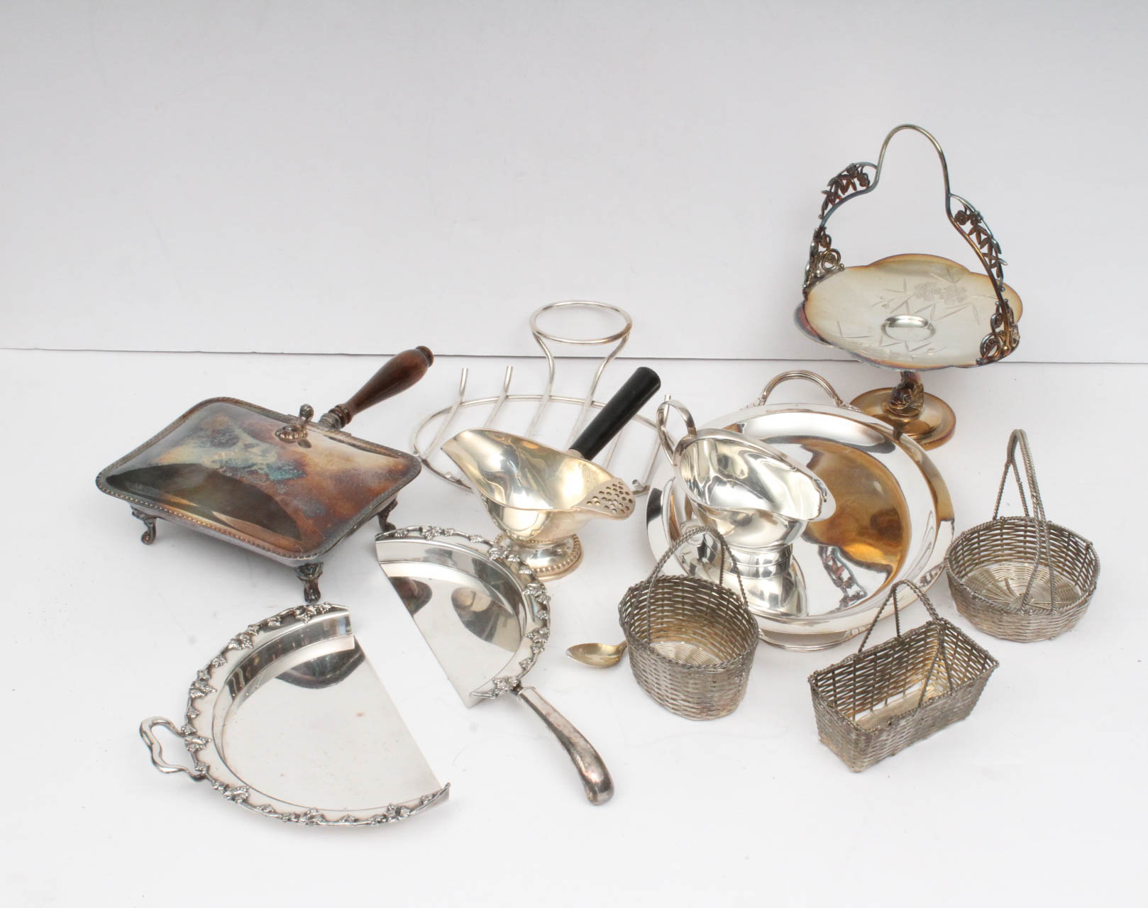 Generous Vintage Silver Plate Tableware Collection
