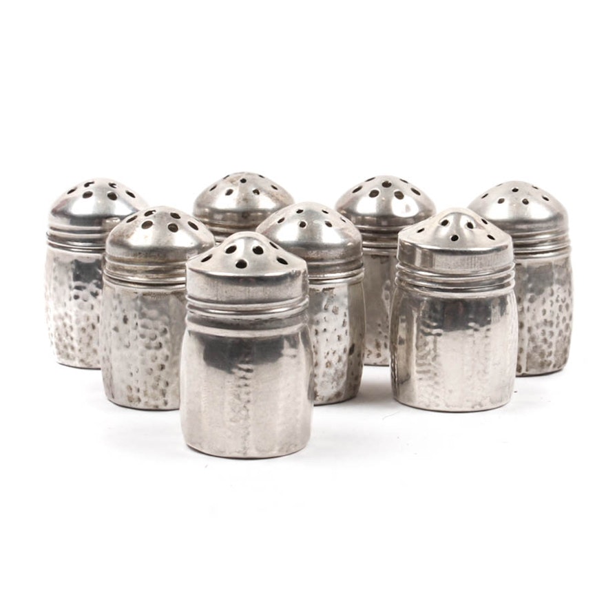 S.C.S. Co. Sterling Silver Individual Salt and Peppers