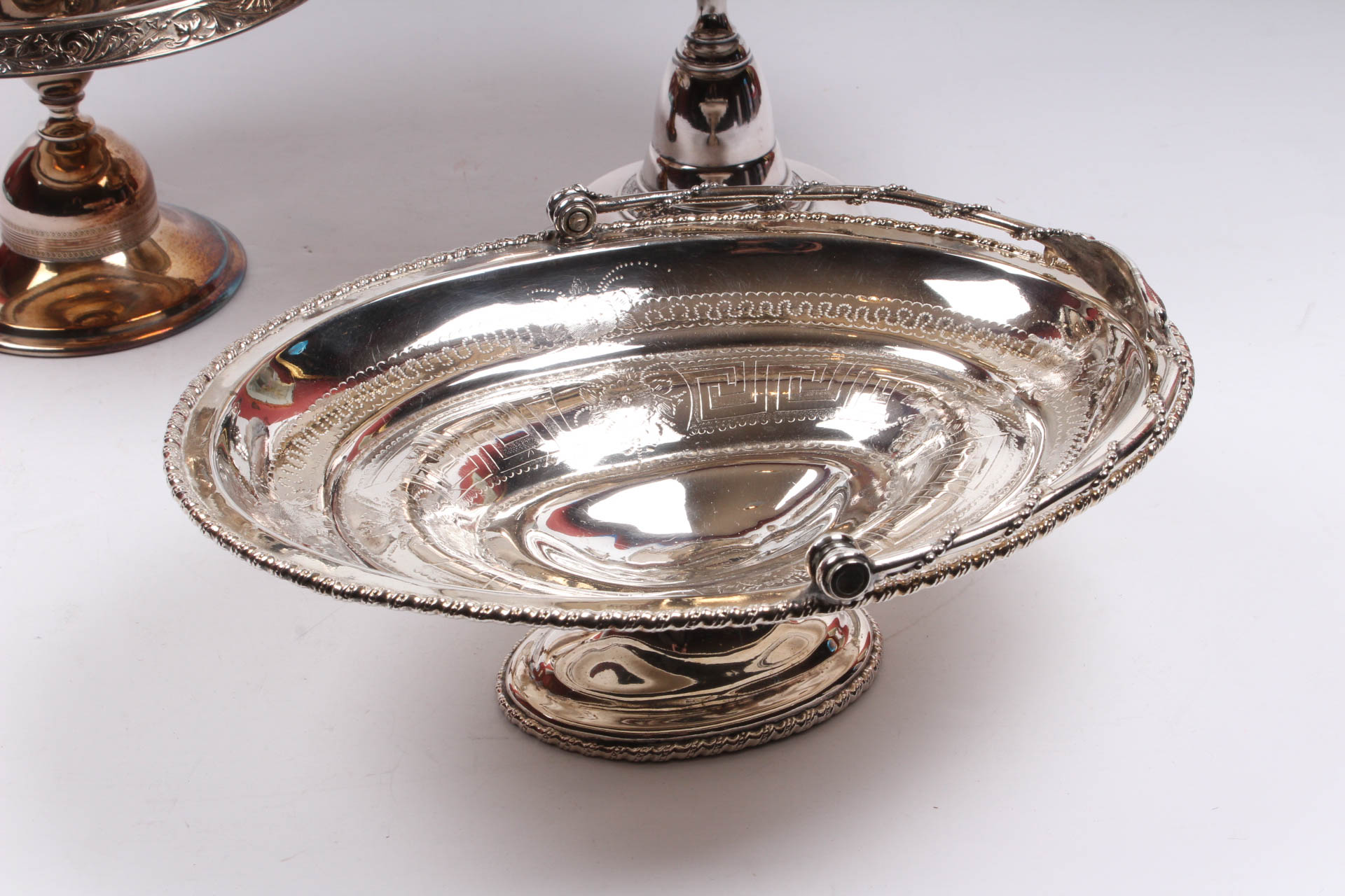 Vintage Silver Plate Bride's Basket Collection