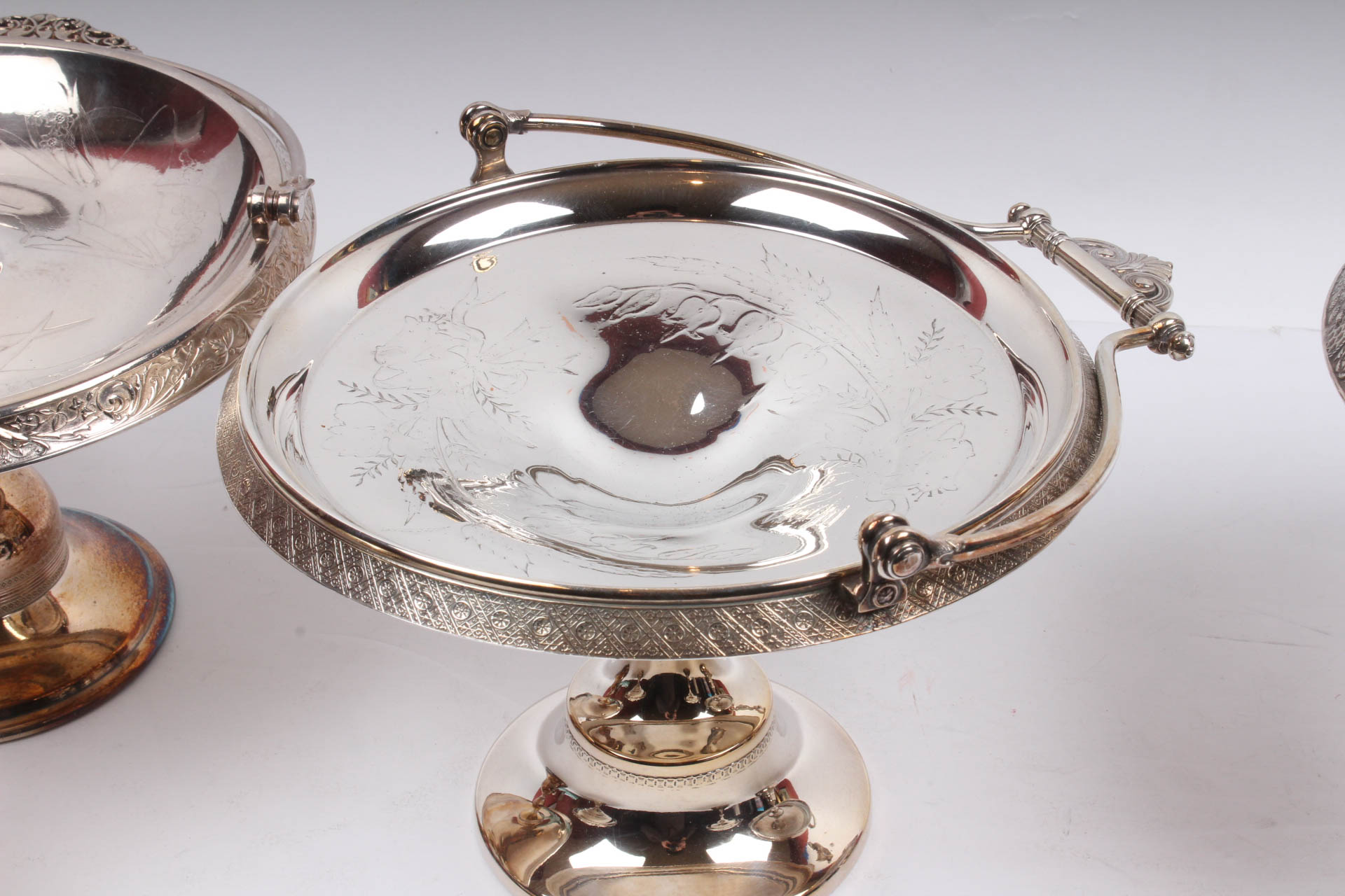 Vintage Silver Plate Bride's Basket Collection