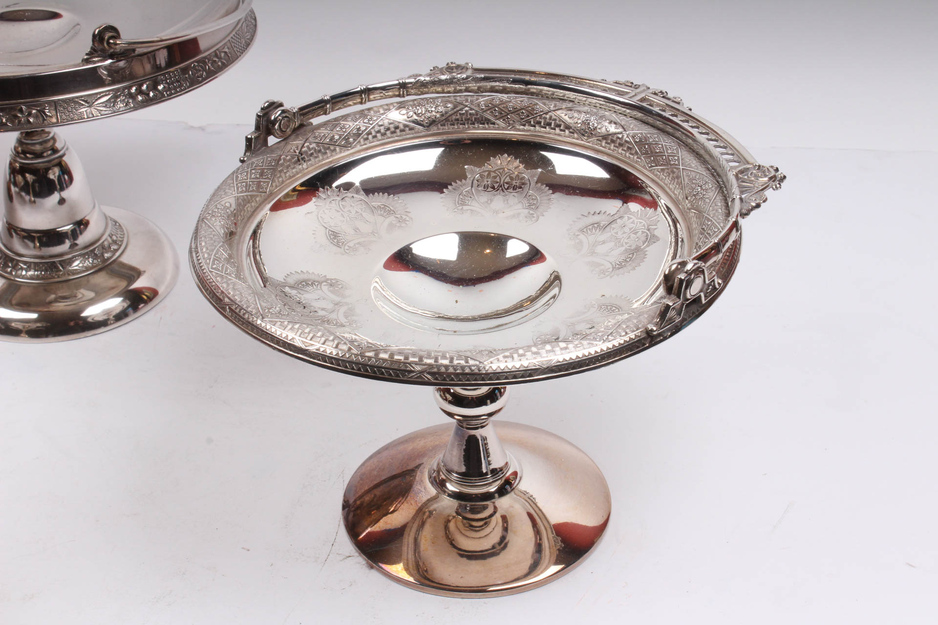 Vintage Silver Plate Bride's Basket Collection